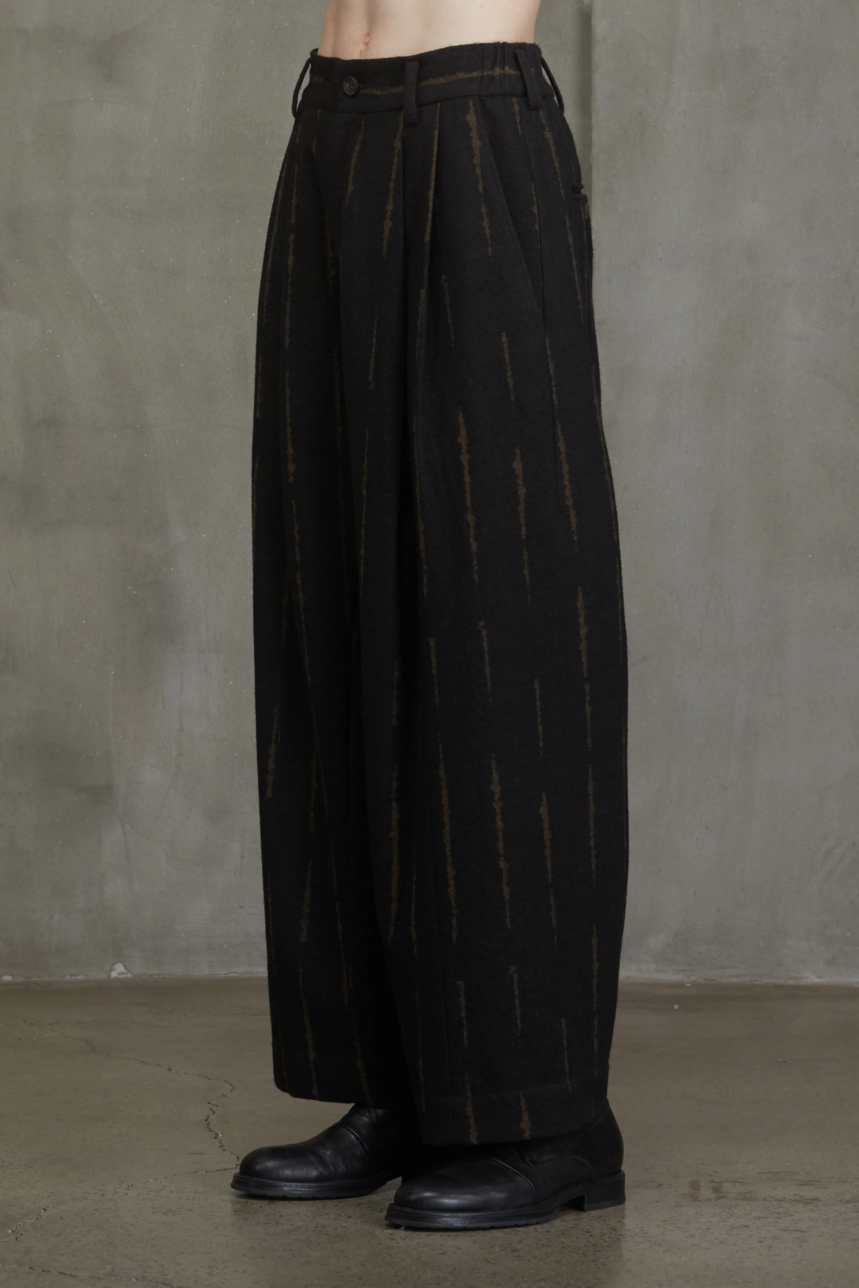DROP CROTCH WIDE-LEG TROUSERS sold by ziggy chen product image thumbnail 2