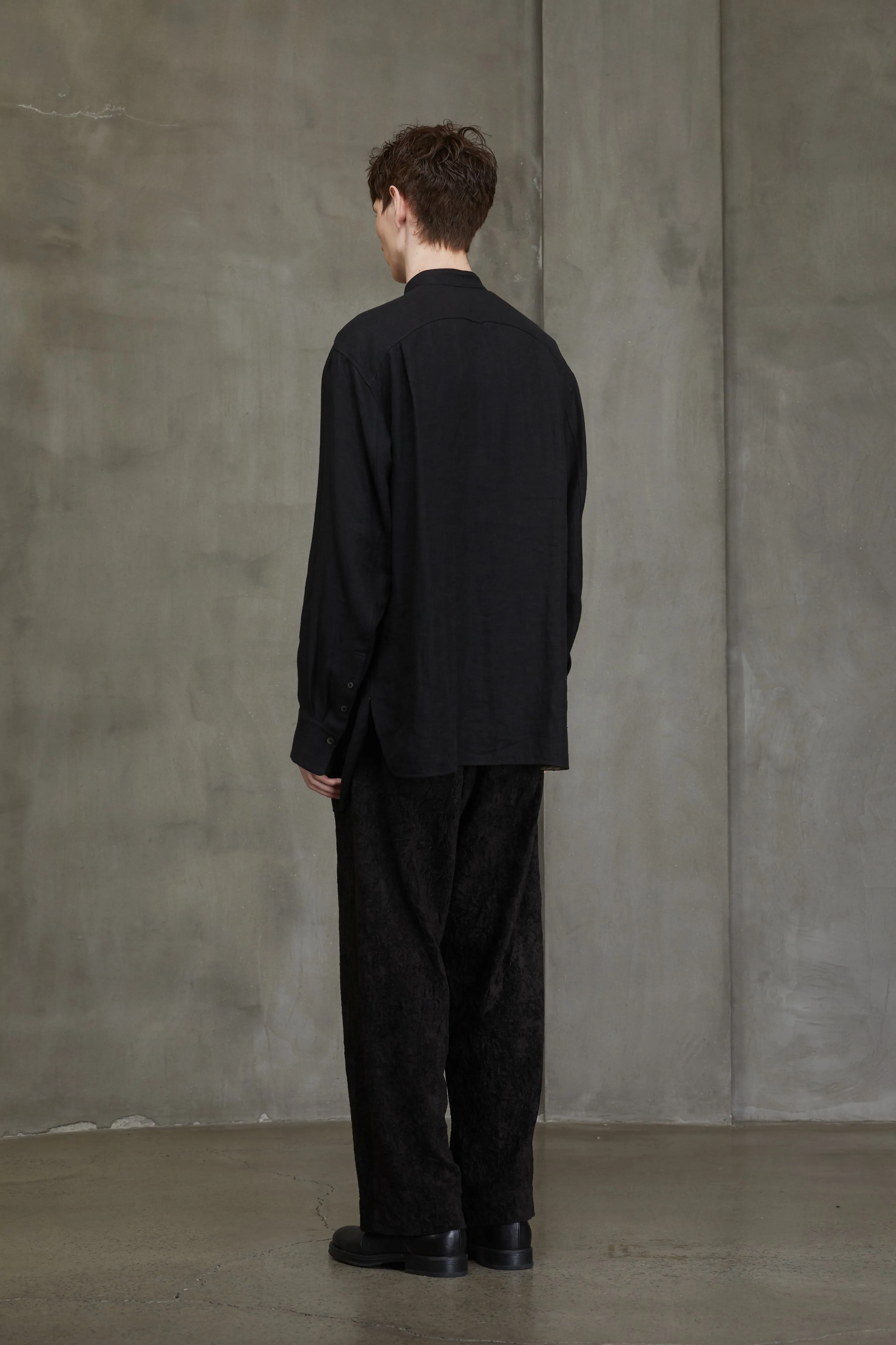 ASYMMETRIC PLEATED SHIRT sold by ziggy chen product image thumbnail 3