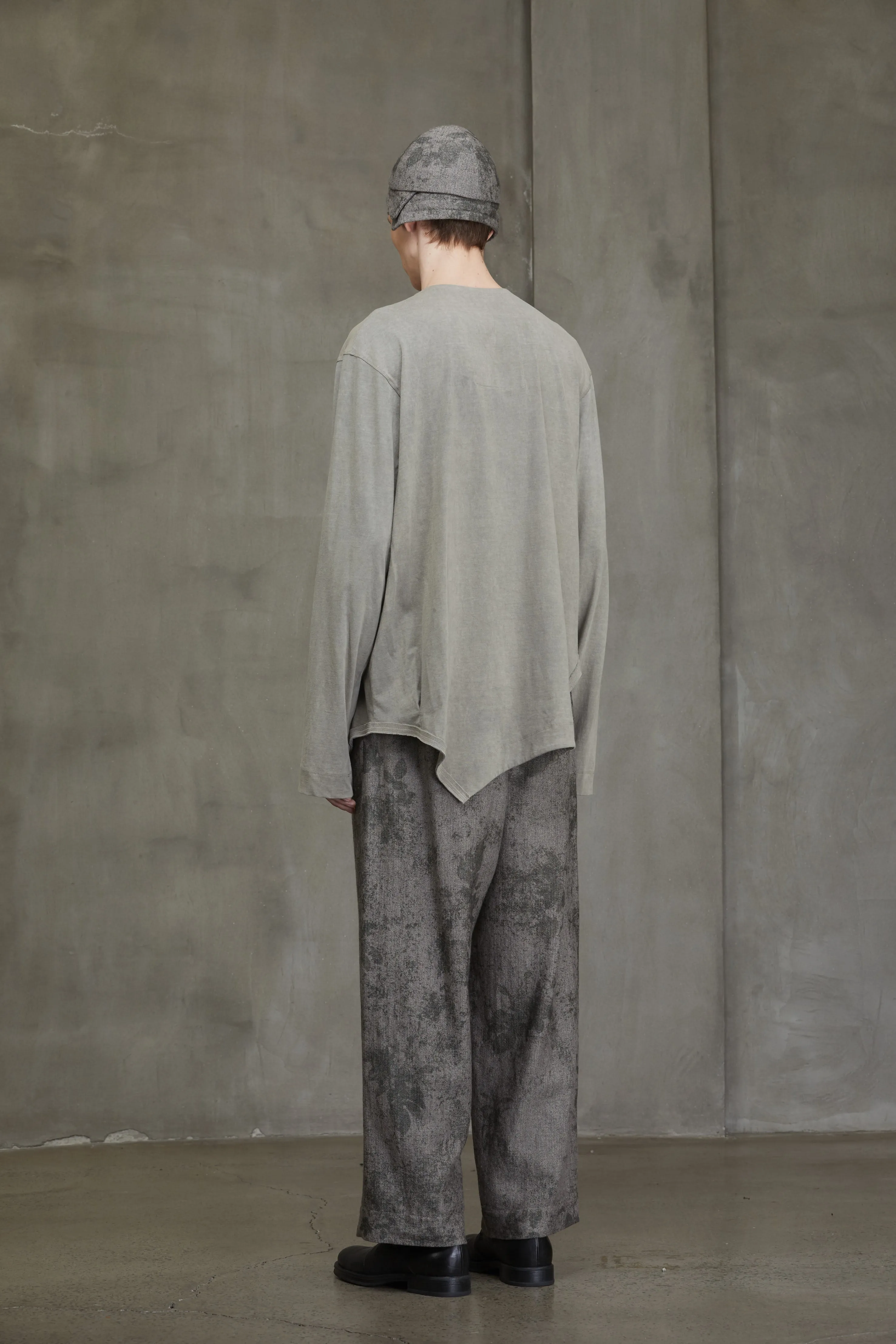 HENLEY-NECK LONG SLEEVE T-SHIRT sold by ziggy chen product image thumbnail 3