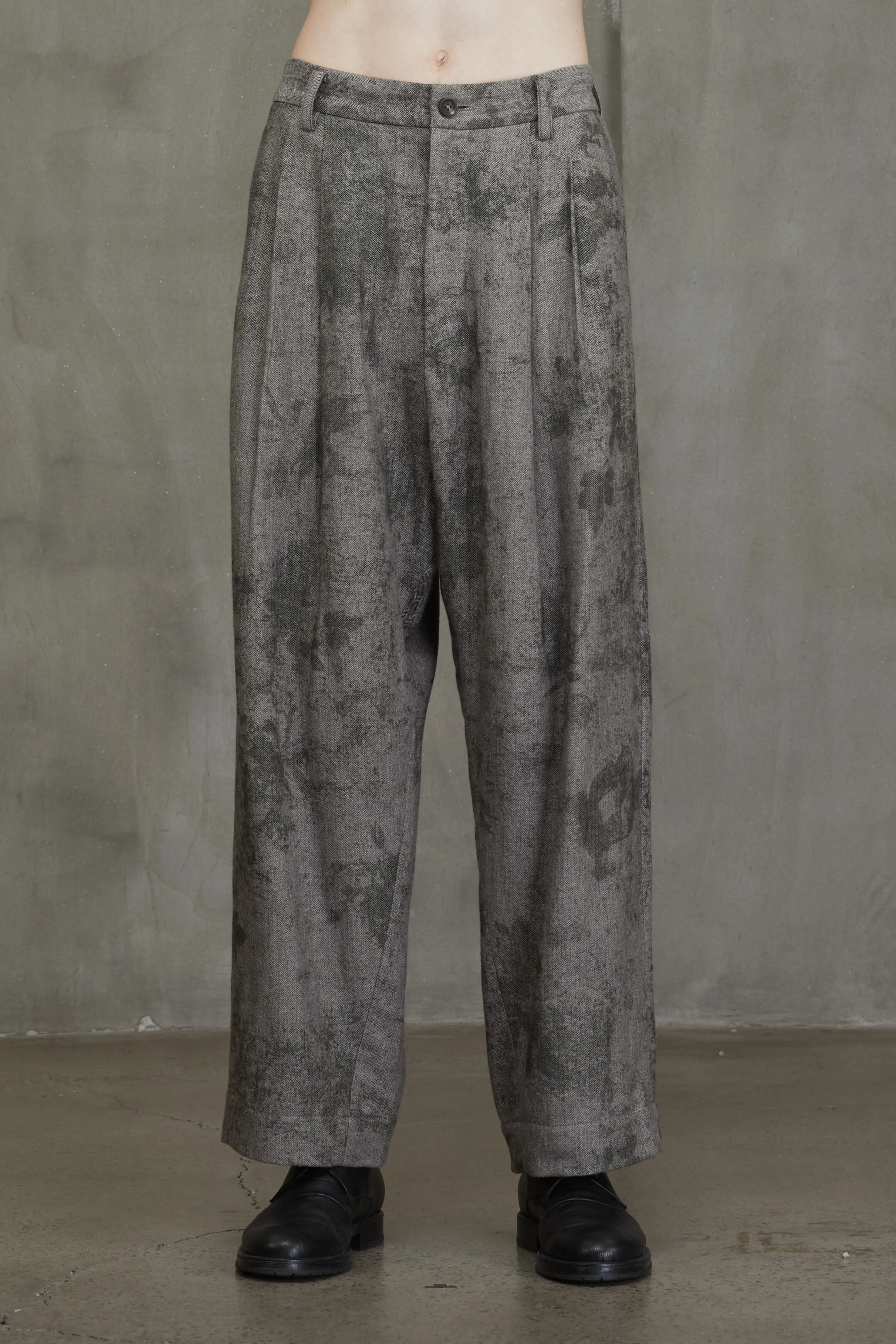 FRONT PLEAT TROUSERS sold by ziggy chen
