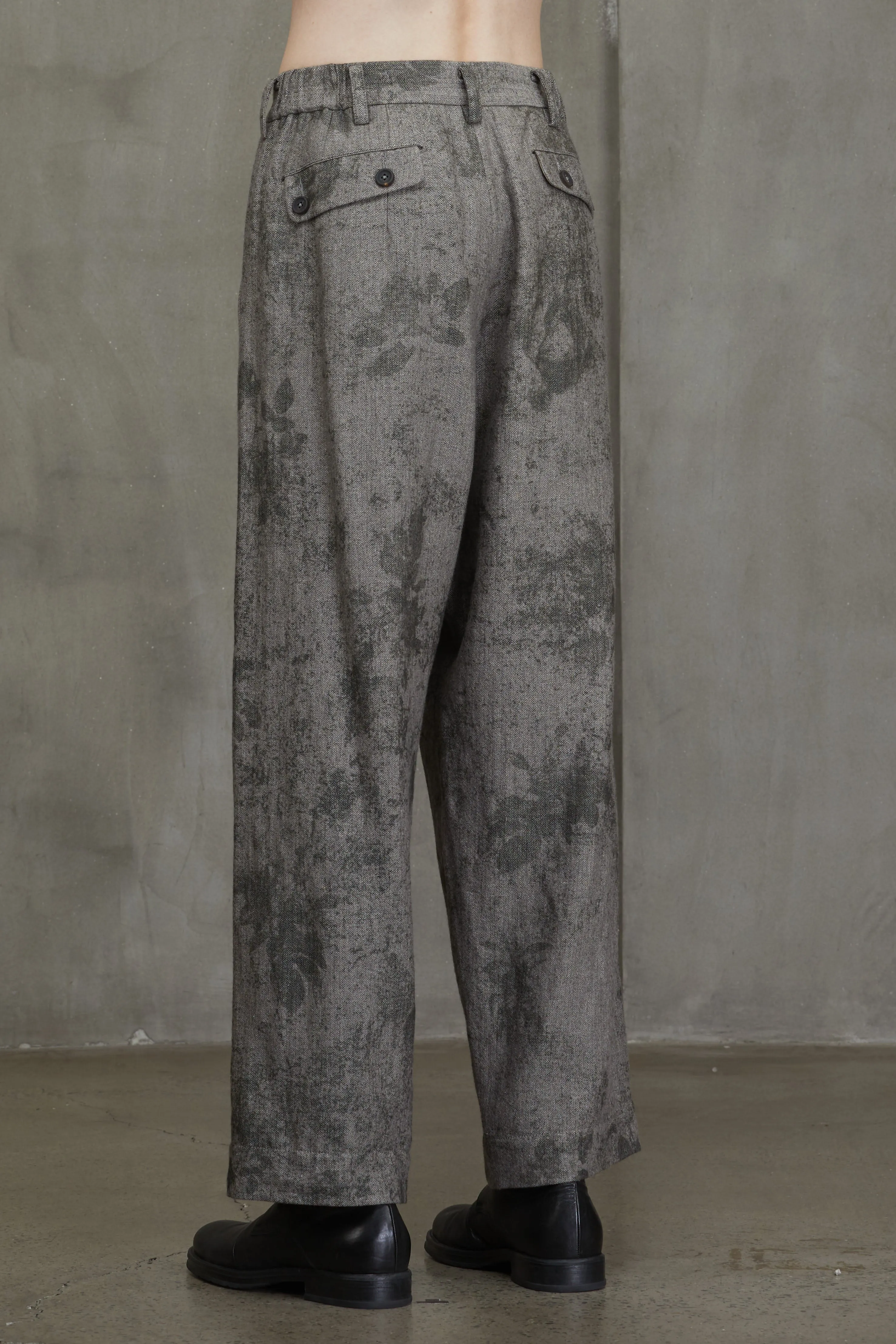 FRONT PLEAT TROUSERS sold by ziggy chen product image thumbnail 3