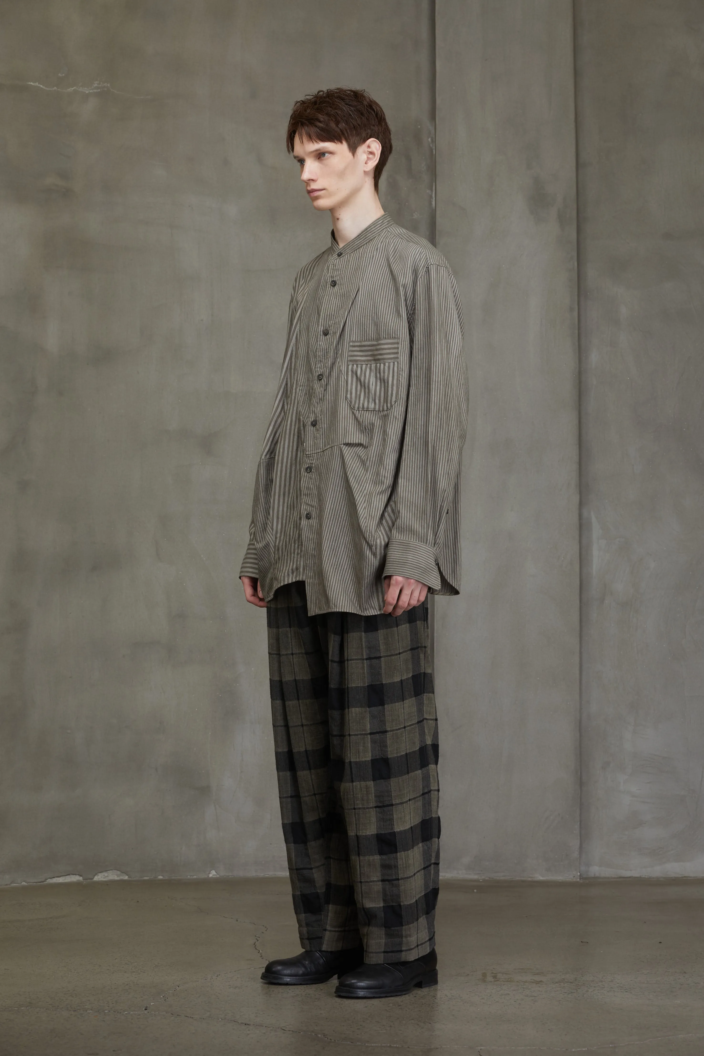 ASYMMETRIC PLEATED SHIRT sold by ziggy chen product image thumbnail 2