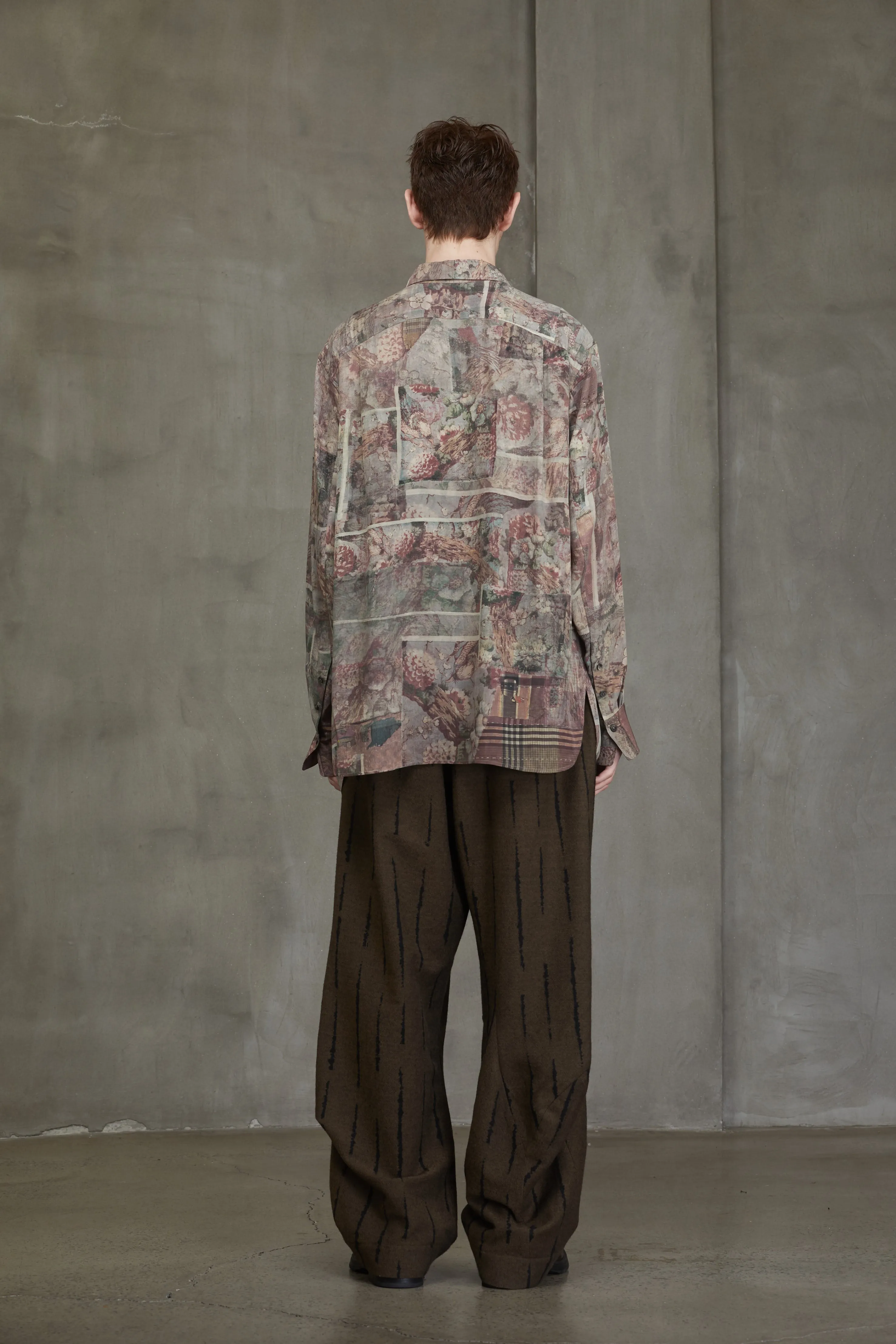 ASYMMETRIC PLEATED SHIRT sold by ziggy chen product image thumbnail 4