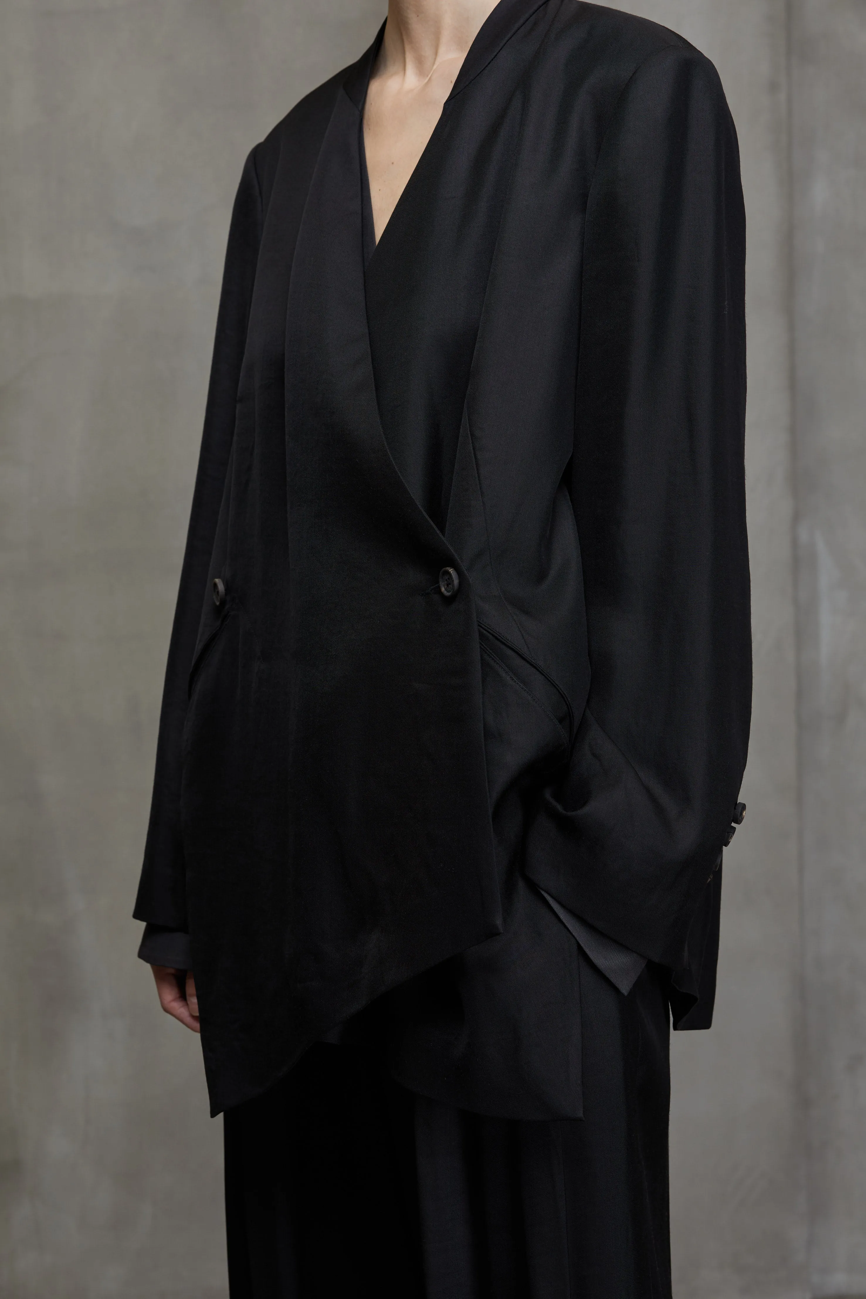 WRAP CLOSURE BLAZER sold by ziggy chen product image thumbnail 5