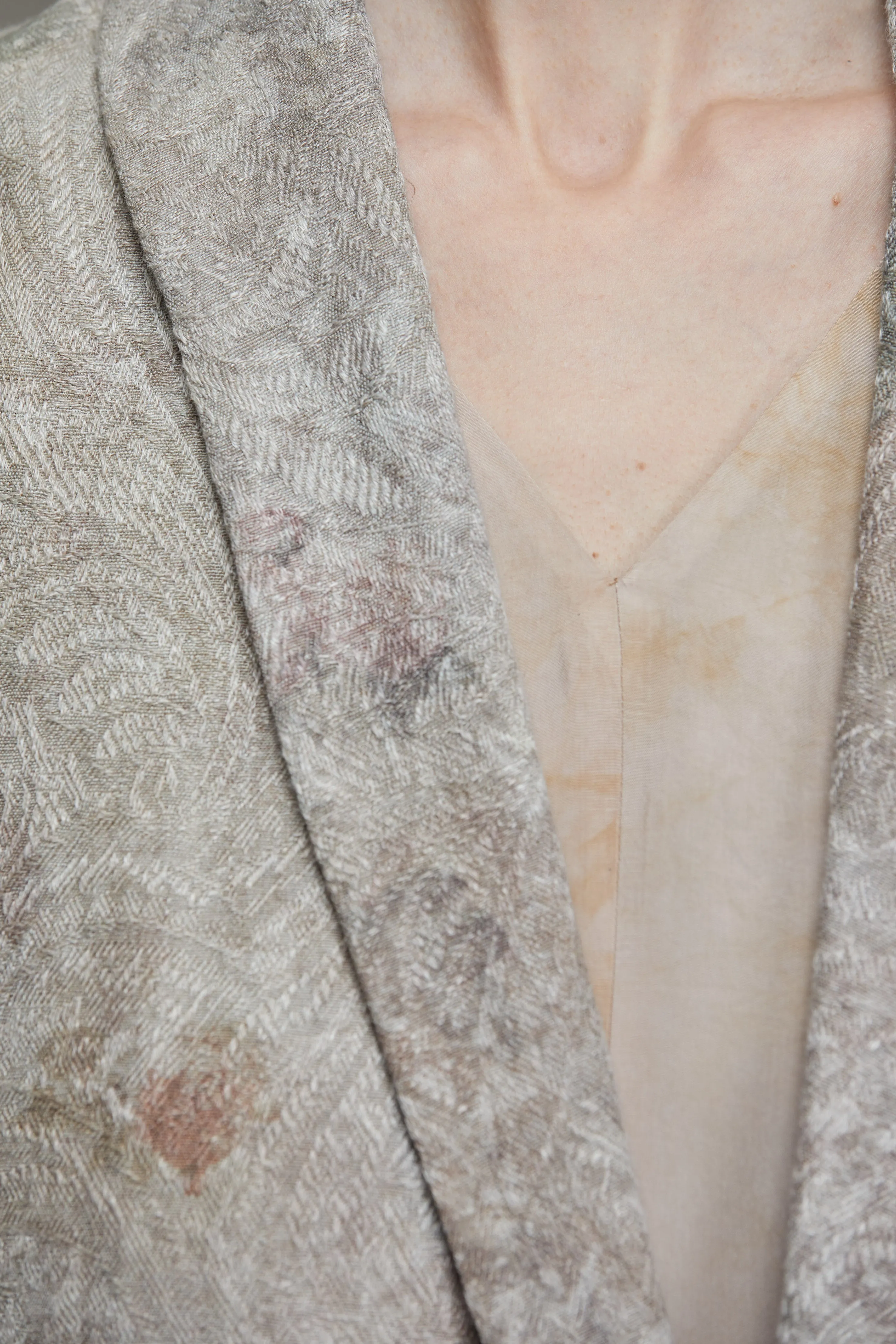 OVERSIZED PRINTED JACQUARD LONG COAT sold by ziggy chen product image thumbnail 5