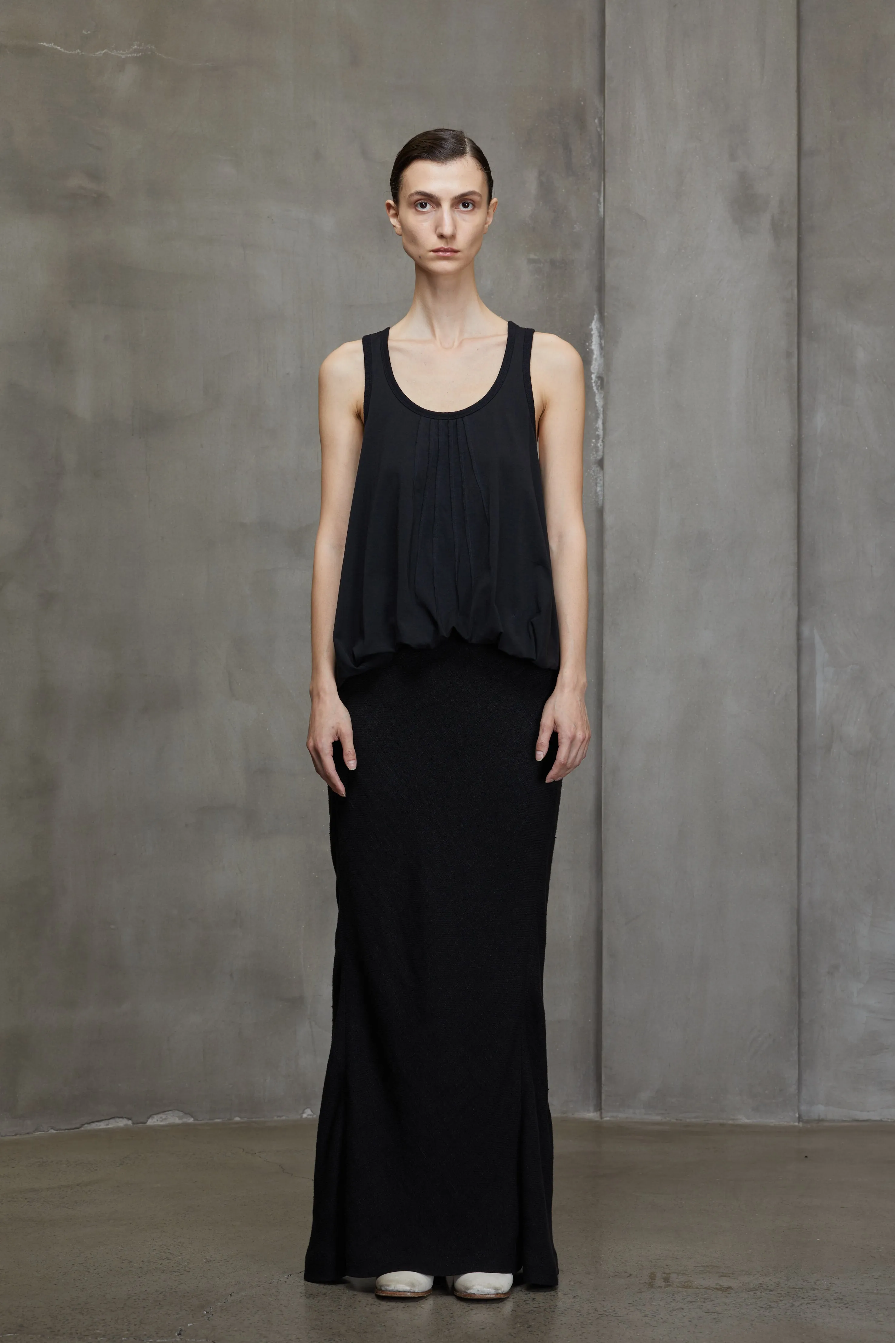 WAVE HEM TANK TOP sold by ziggy chen