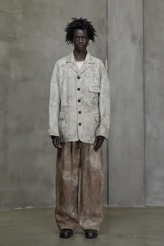 PRINTED JACQUARD WORKERS JACKET sold by ziggy chen