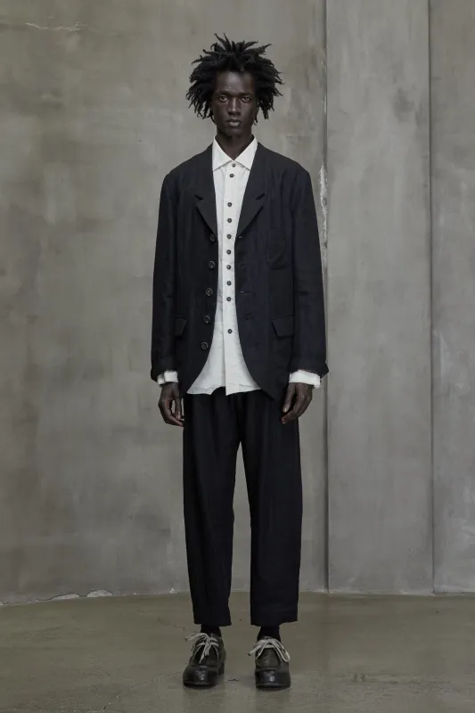 NOTCH COLLAR FITTED BLAZER sold by ziggy chen