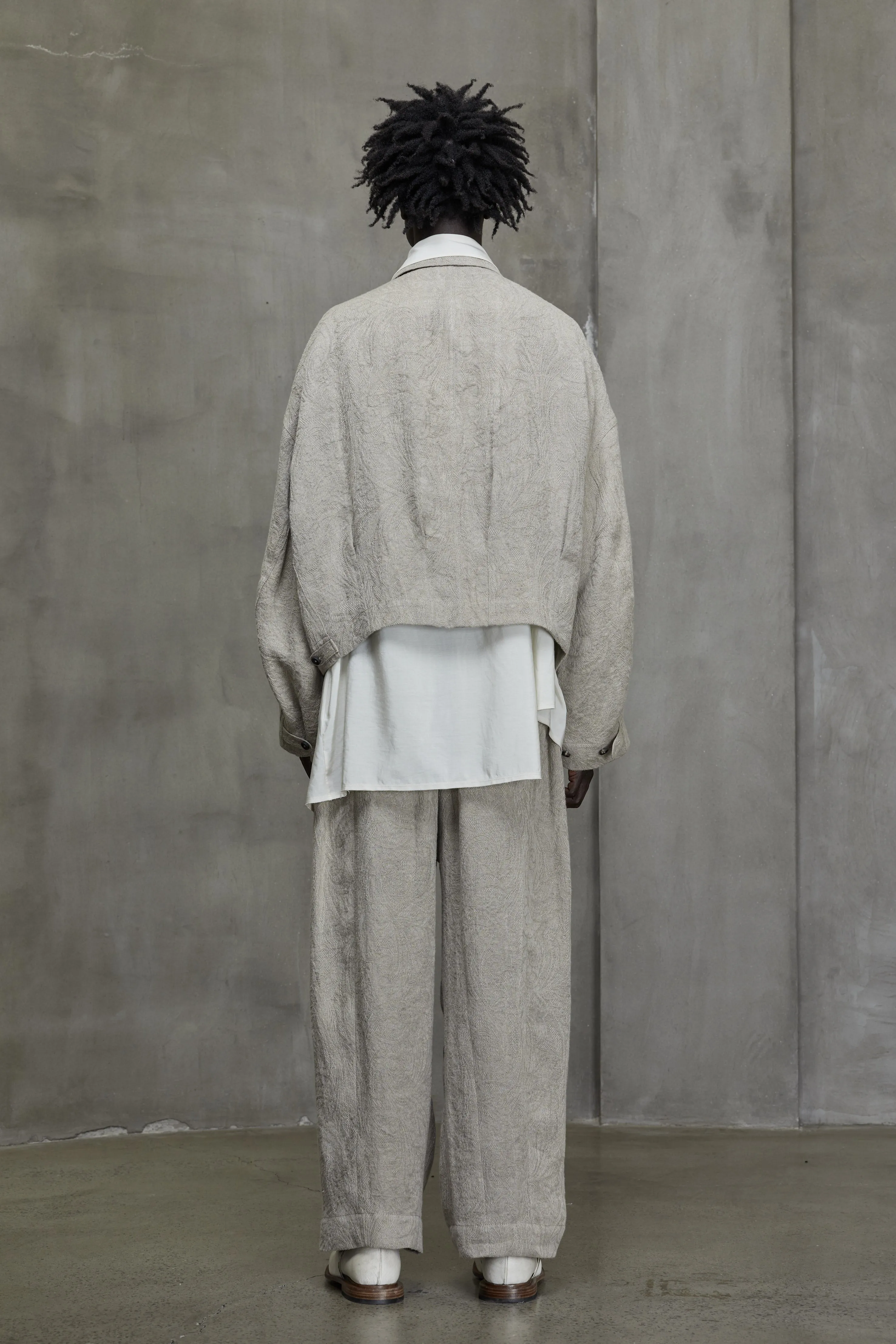 CROPPED WORKERS JACKET sold by ziggy chen product image thumbnail 4