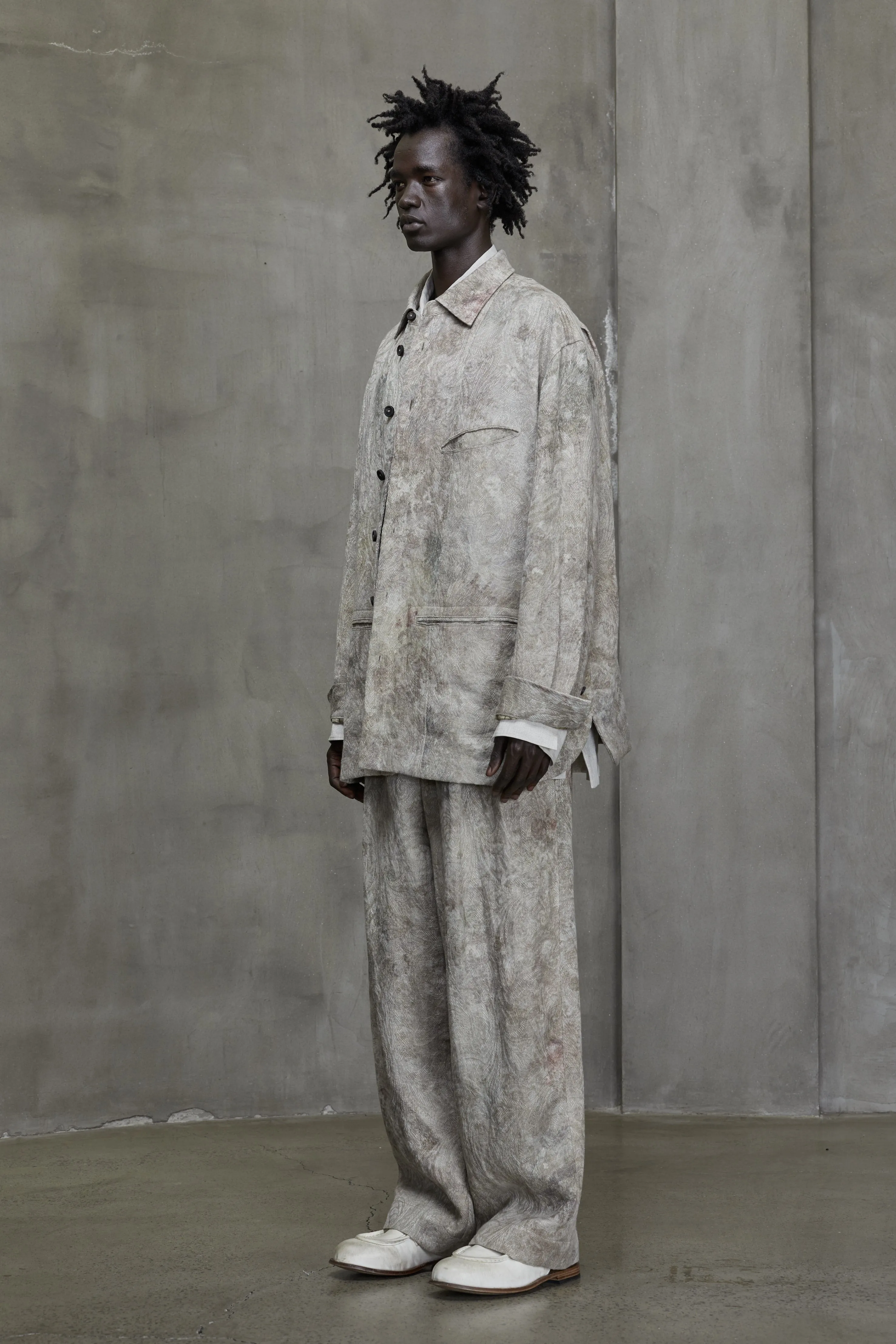 JACQUARD WORKERS SHIRT JACKET sold by ziggy chen product image thumbnail 2