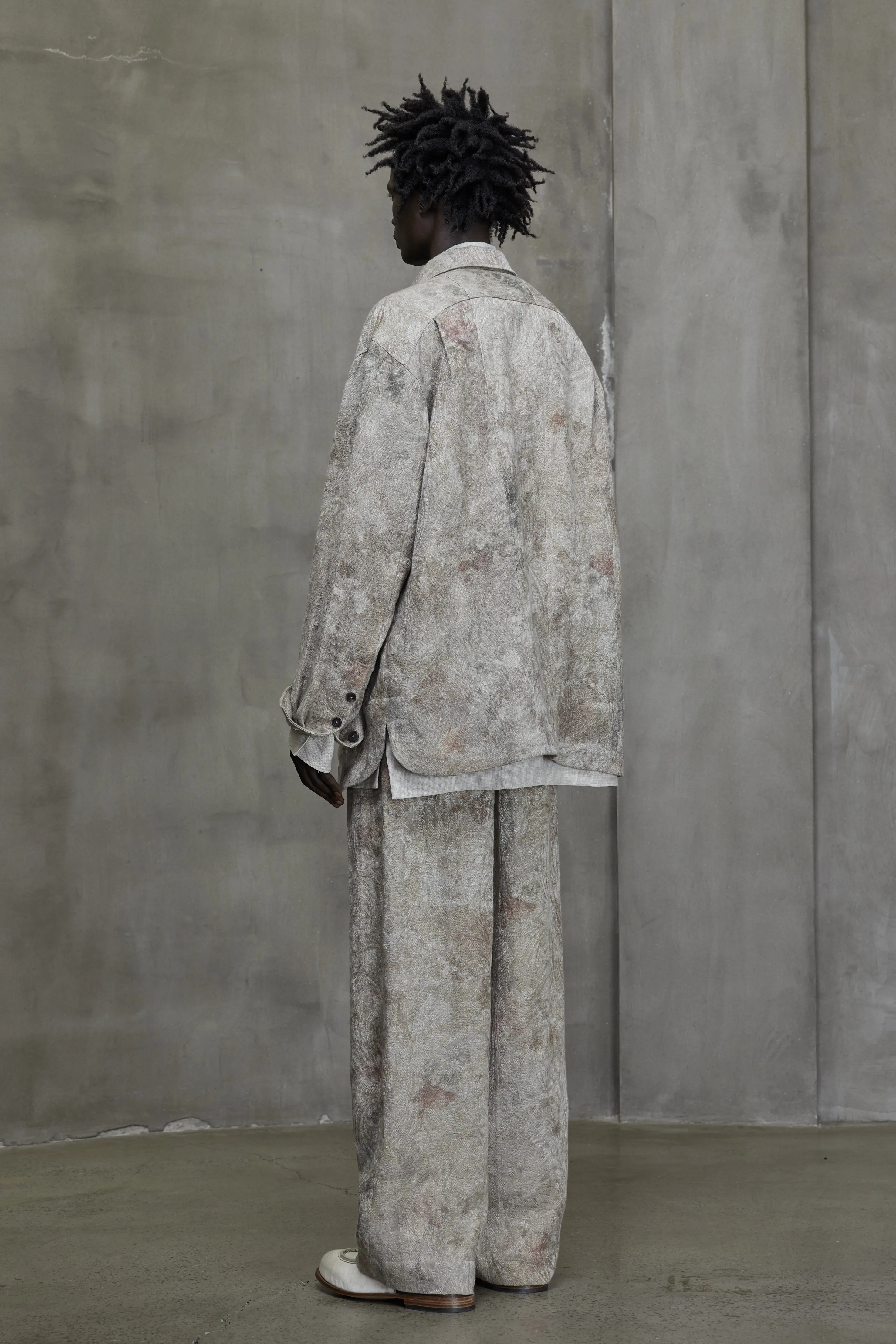 JACQUARD WORKERS SHIRT JACKET sold by ziggy chen product image thumbnail 3