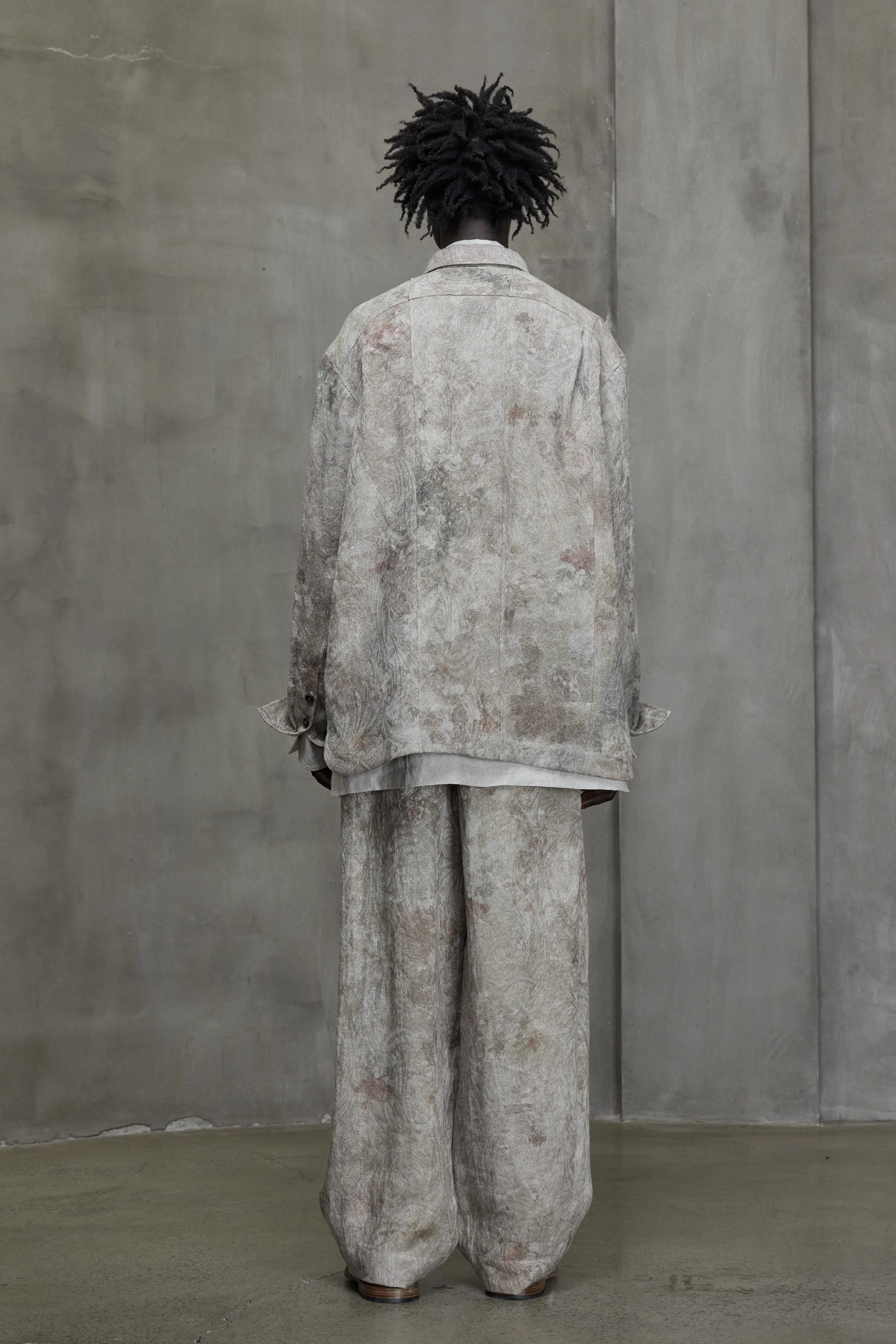 JACQUARD WORKERS SHIRT JACKET sold by ziggy chen product image thumbnail 4