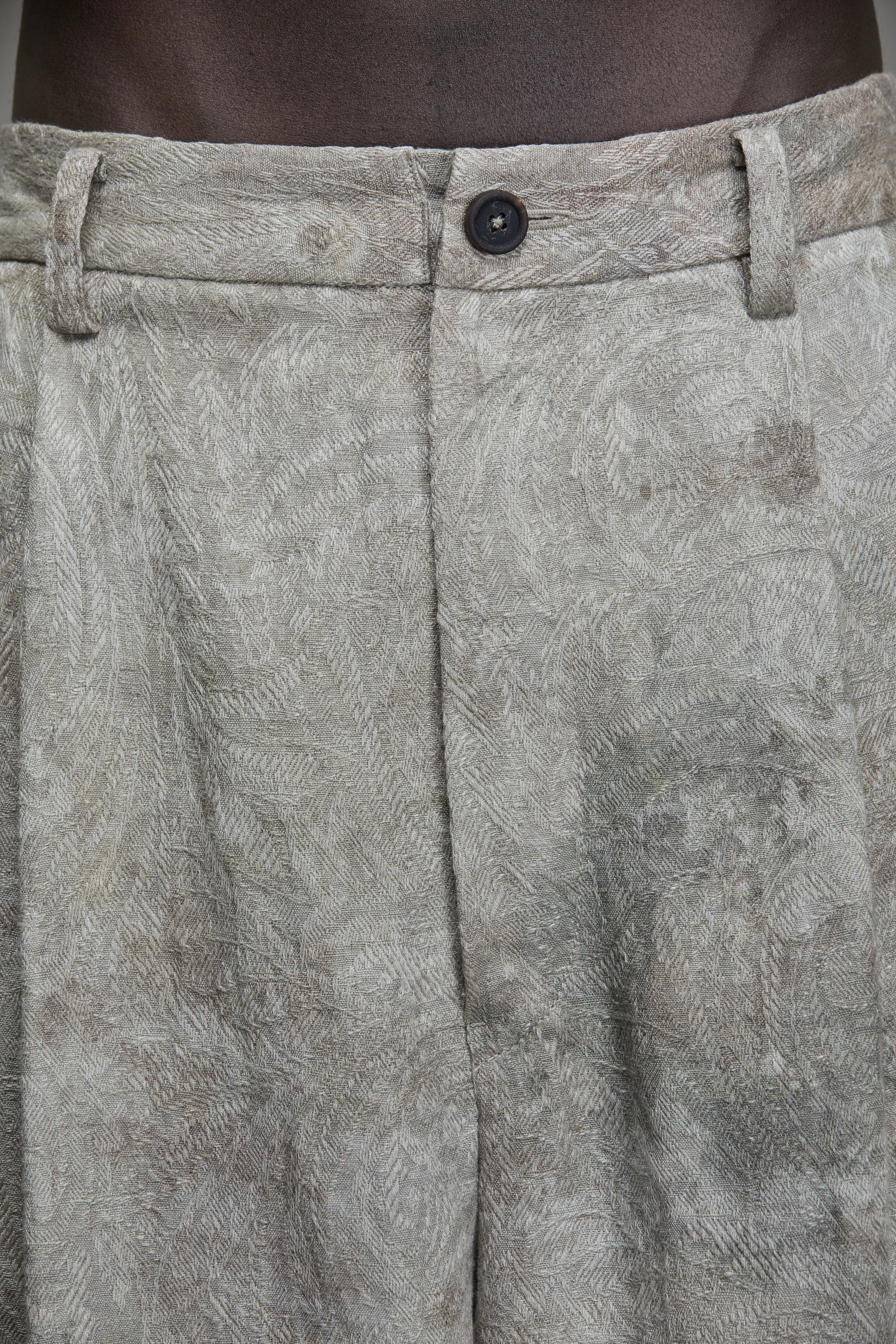 FRONT PLEATED WIDE LEG LONG TROUSERS sold by ziggy chen product image thumbnail 5