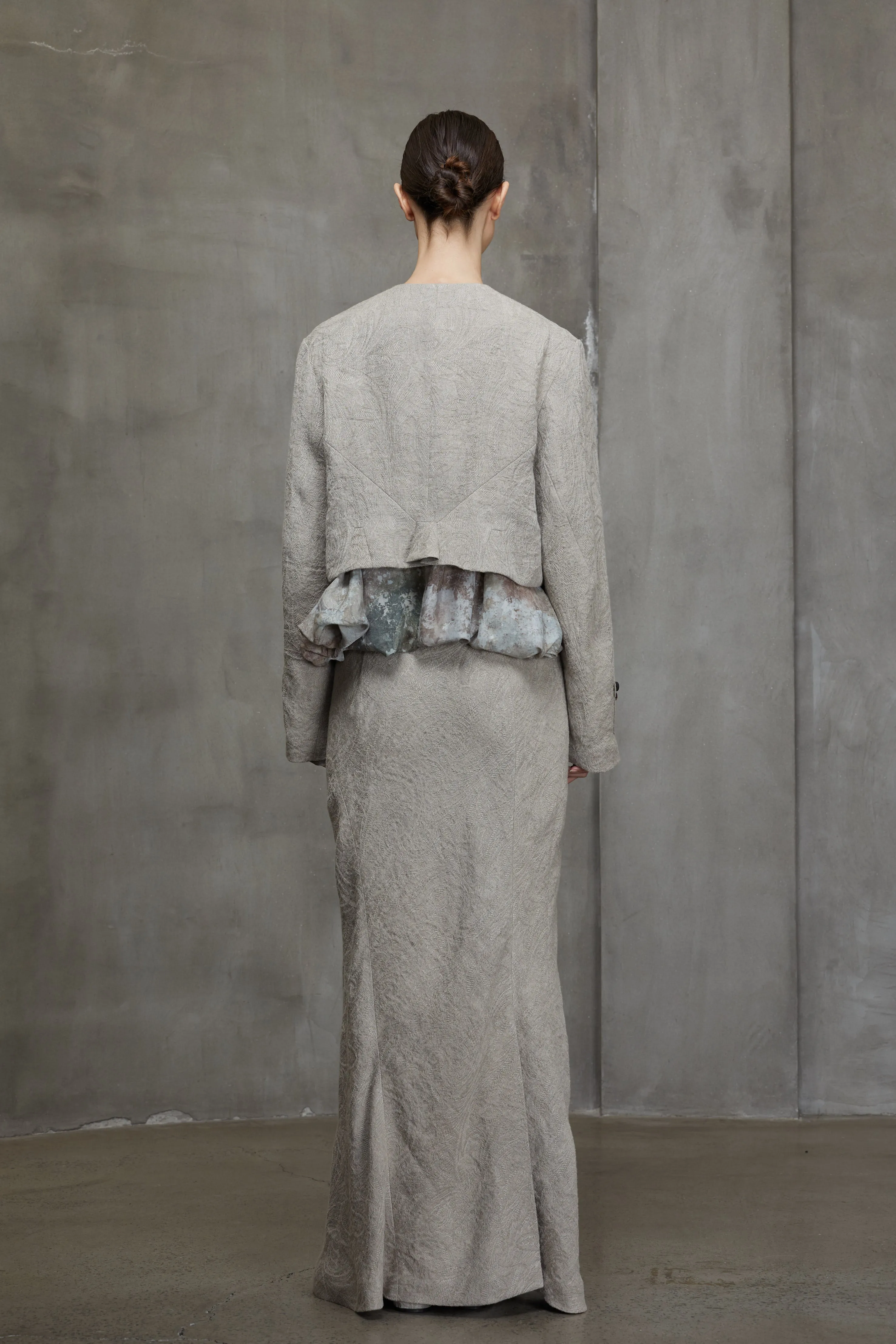 JACQUARD CROPPED JACKET sold by ziggy chen product image thumbnail 4