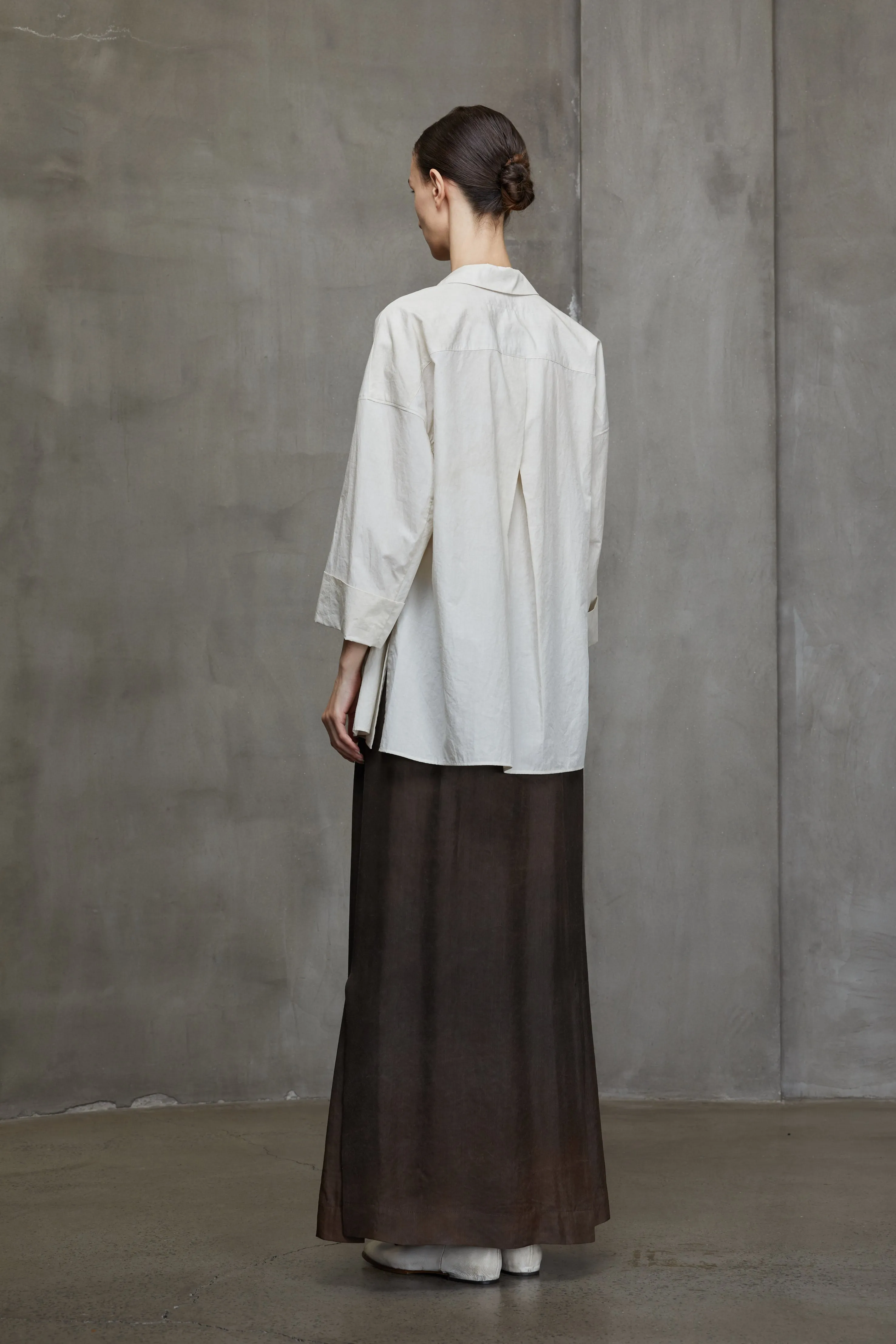 OVERSIZED ASYMMETRIC SHIRT sold by ziggy chen product image thumbnail 3