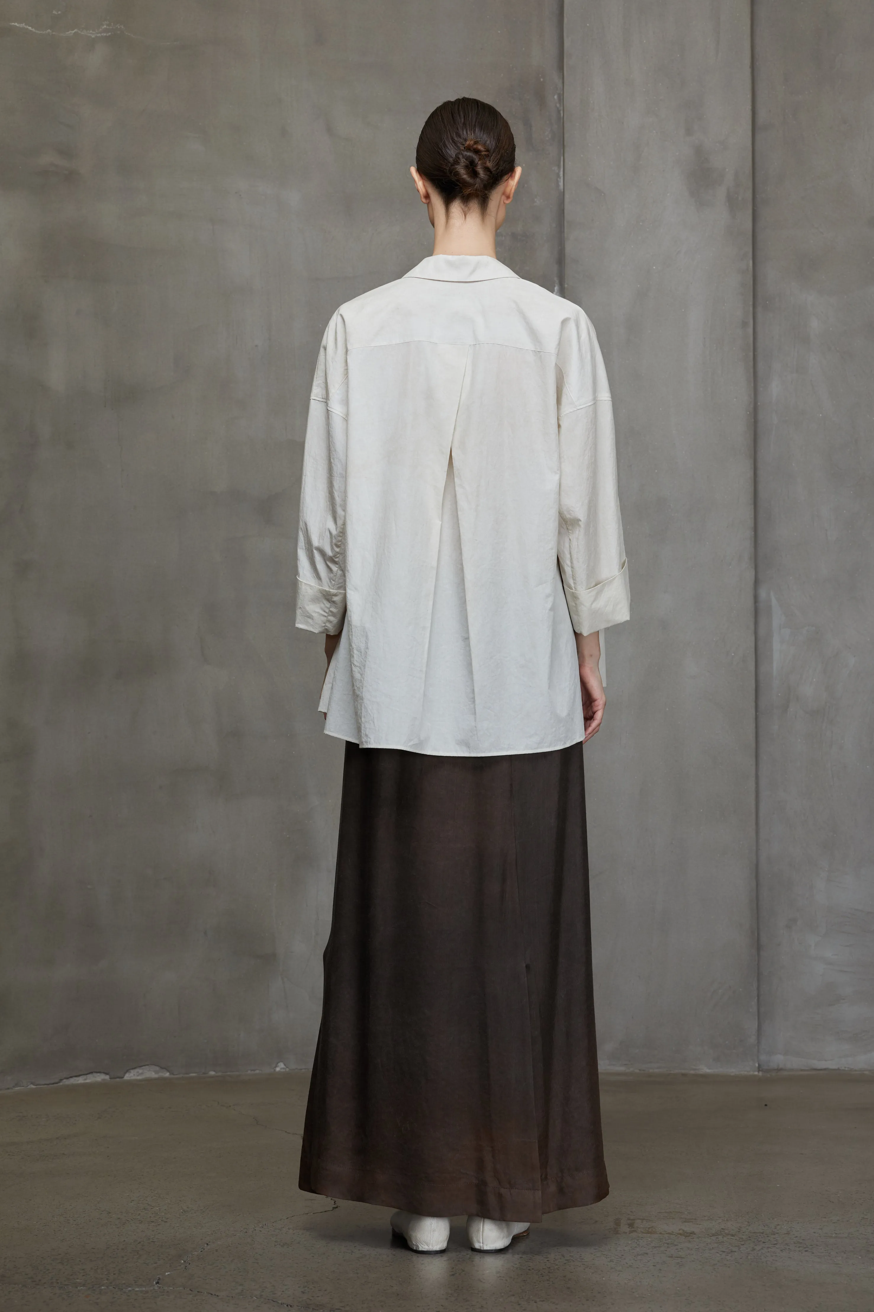 OVERSIZED ASYMMETRIC SHIRT sold by ziggy chen product image thumbnail 4