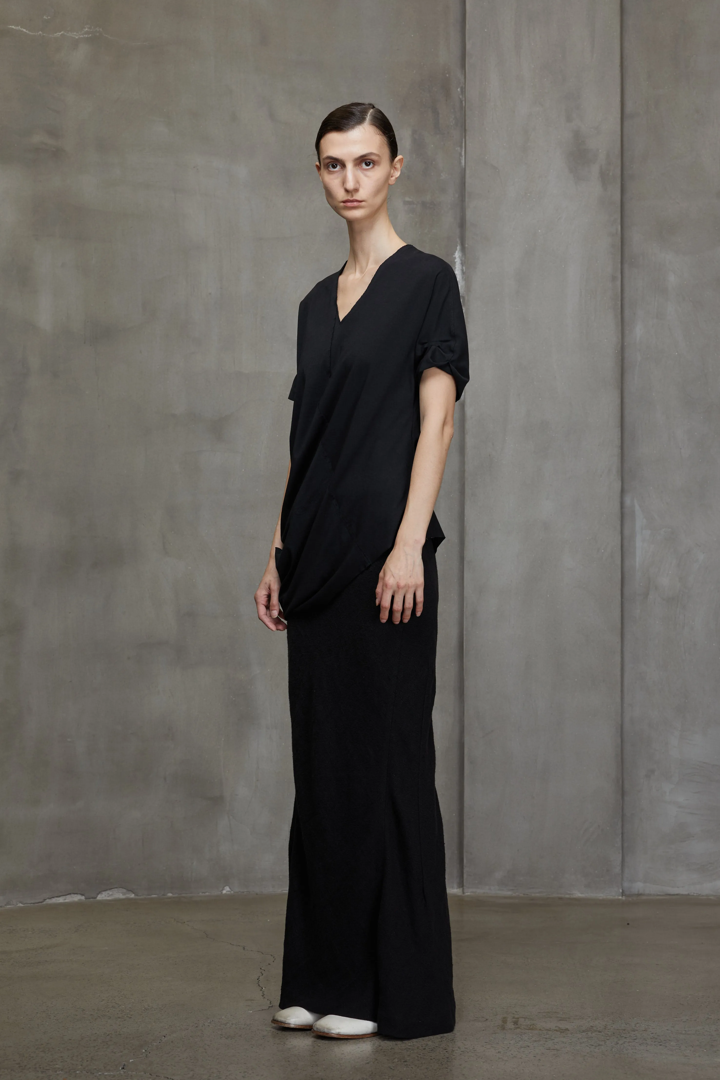 DECONSTRUCTED ASYMMETRICAL T-SHIRT sold by ziggy chen product image thumbnail 2