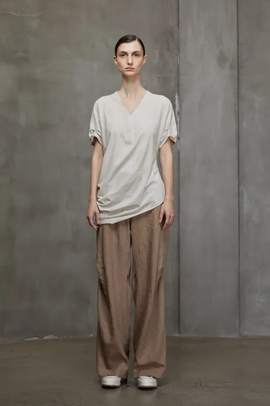 DECONSTRUCTED ASYMMETRICAL T-SHIRT sold by ziggy chen