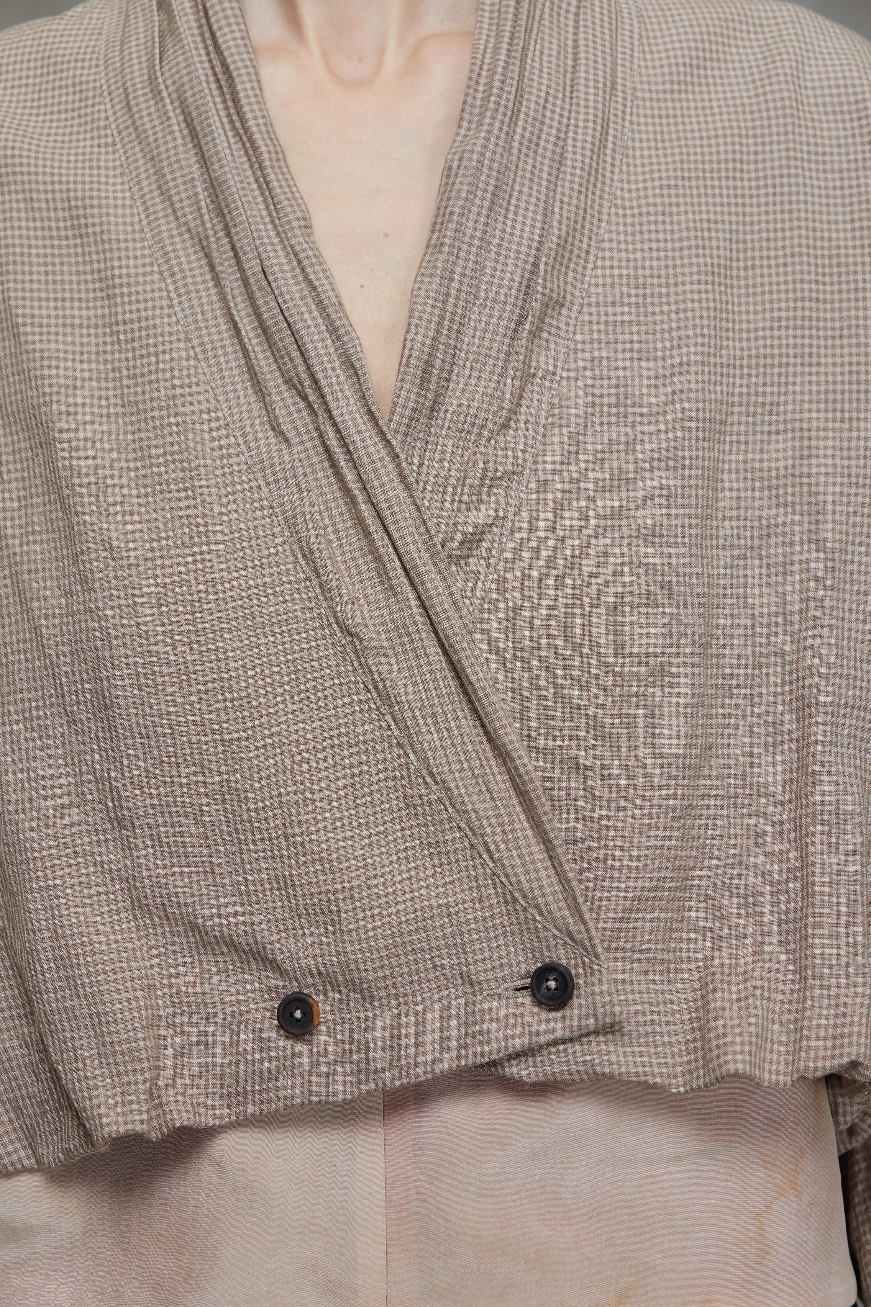 SHIRRED BACK CROPPED JACKET sold by ziggy chen product image thumbnail 5