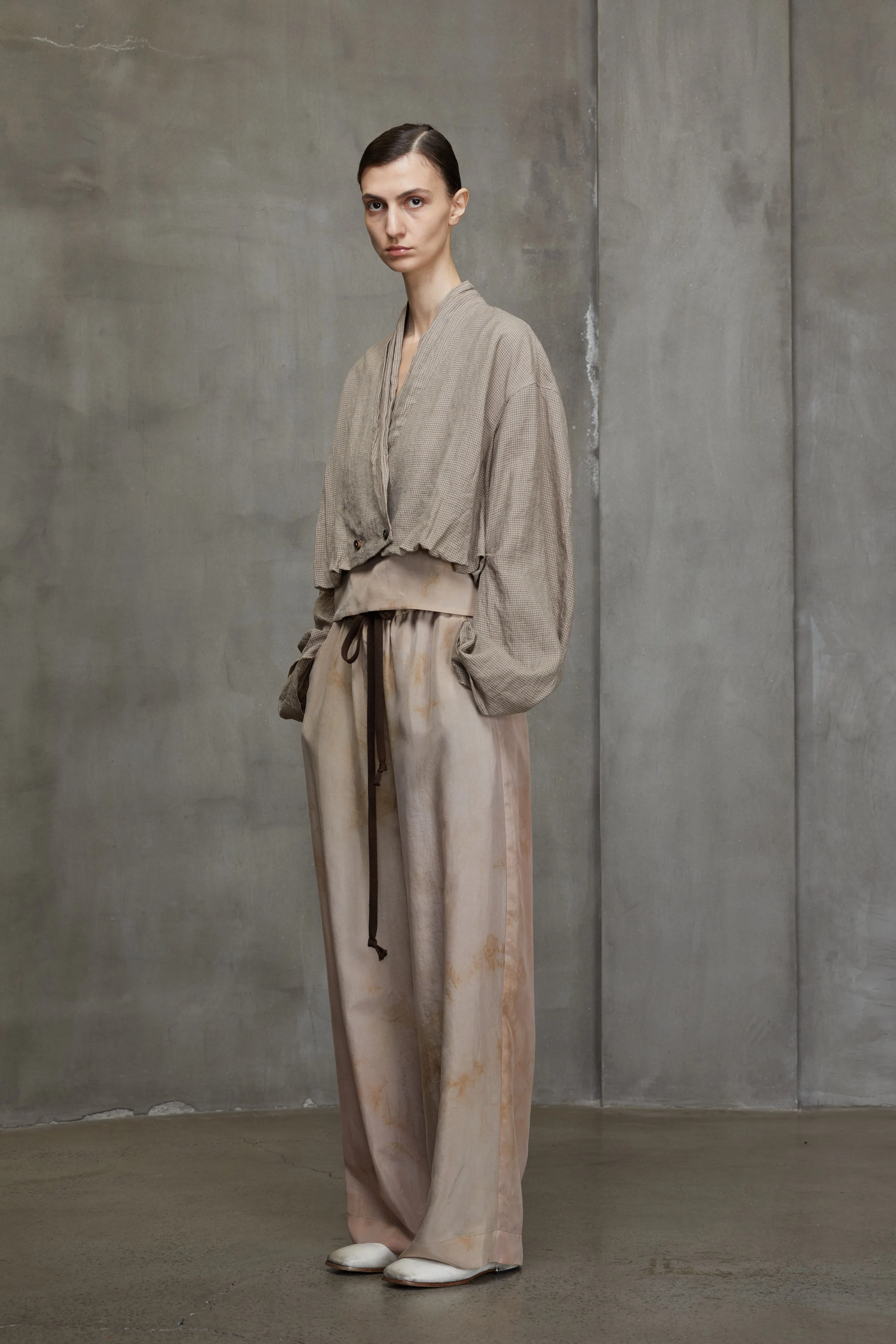 SHIRRED BACK CROPPED JACKET sold by ziggy chen product image thumbnail 2