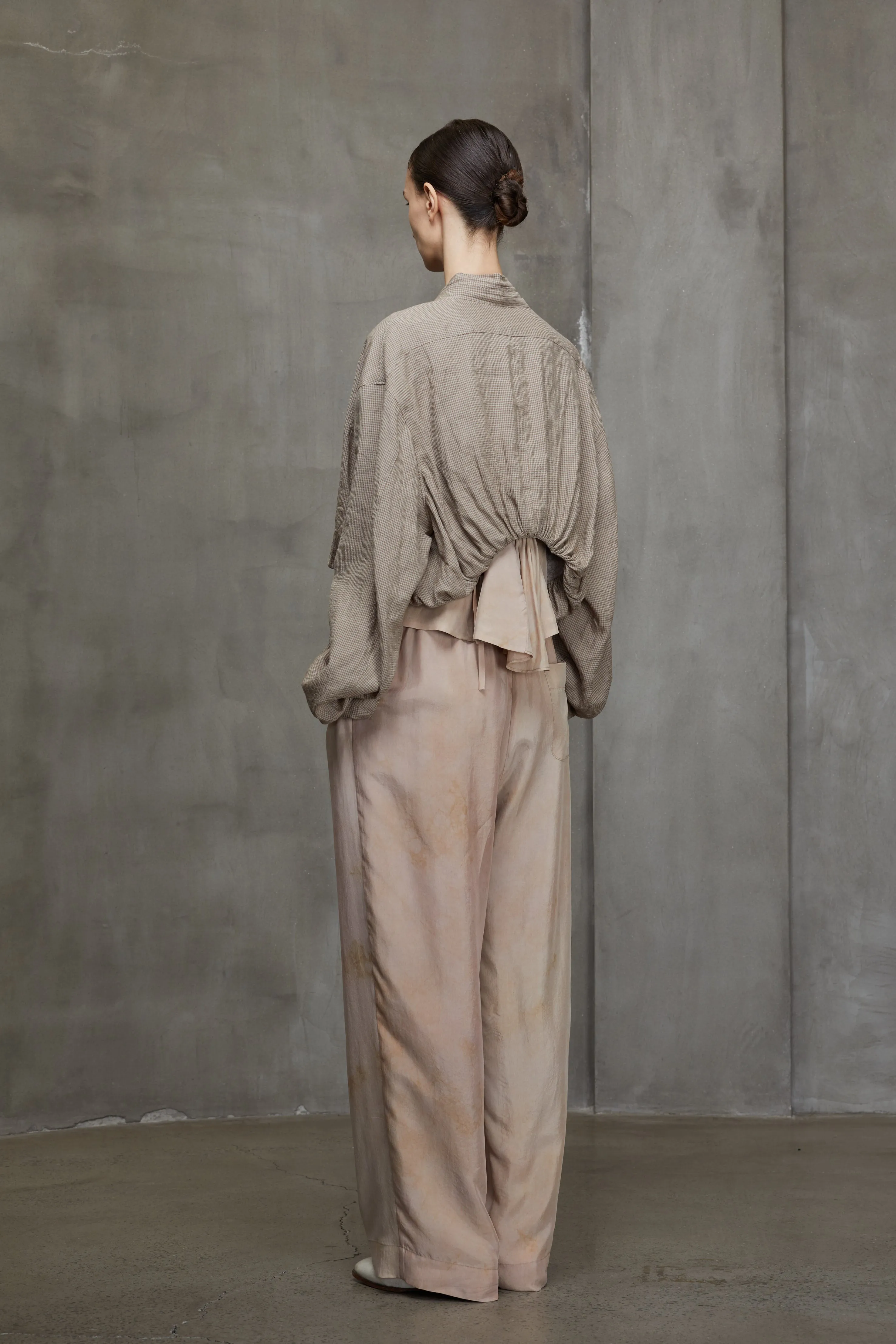 SHIRRED BACK CROPPED JACKET sold by ziggy chen product image thumbnail 3