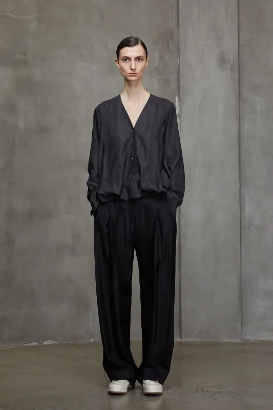 SHIRRED LIGHT WEIGHT SHIRT sold by ziggy chen