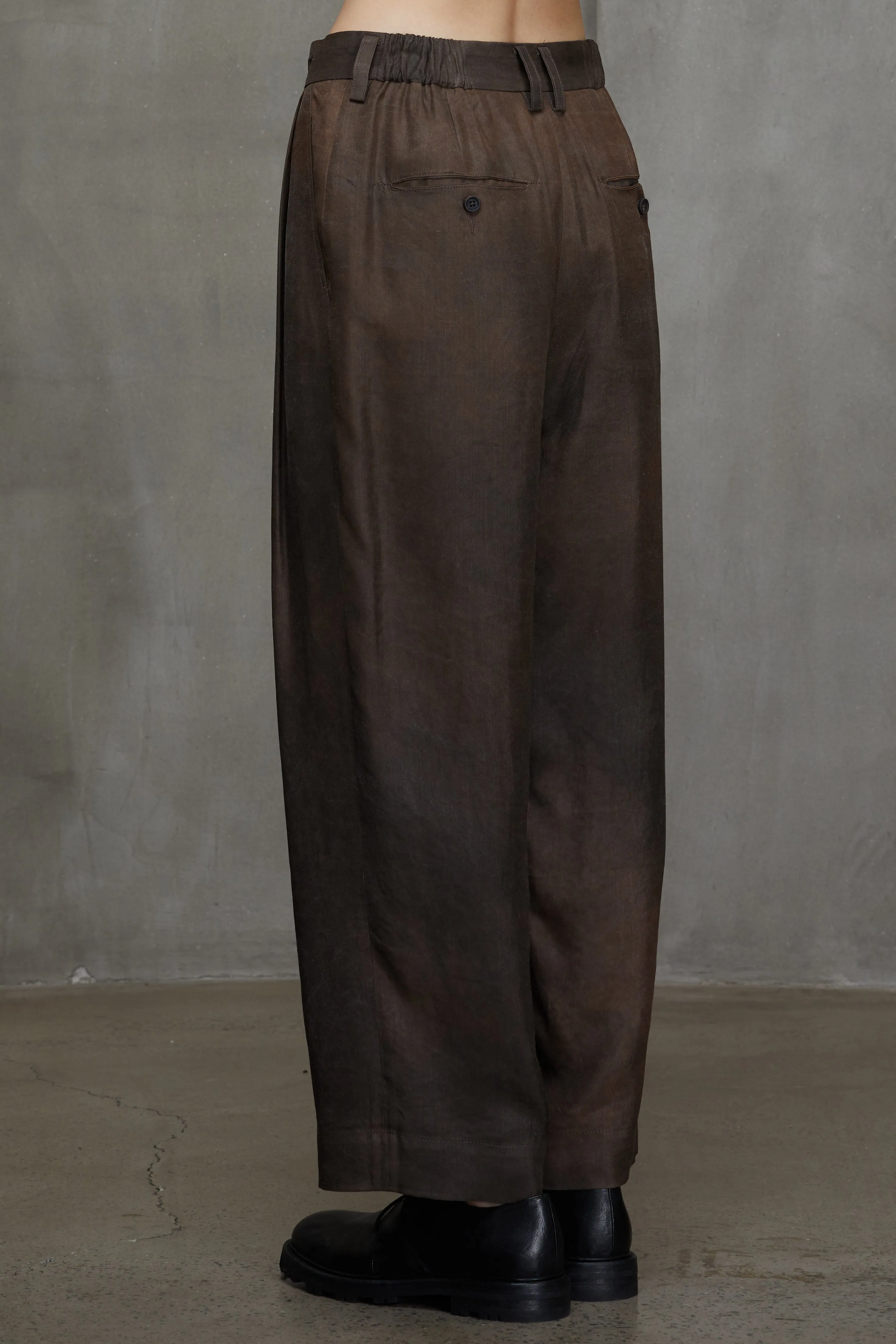 PLEATED WIDE LEG TROUSERS sold by ziggy chen product image thumbnail 3