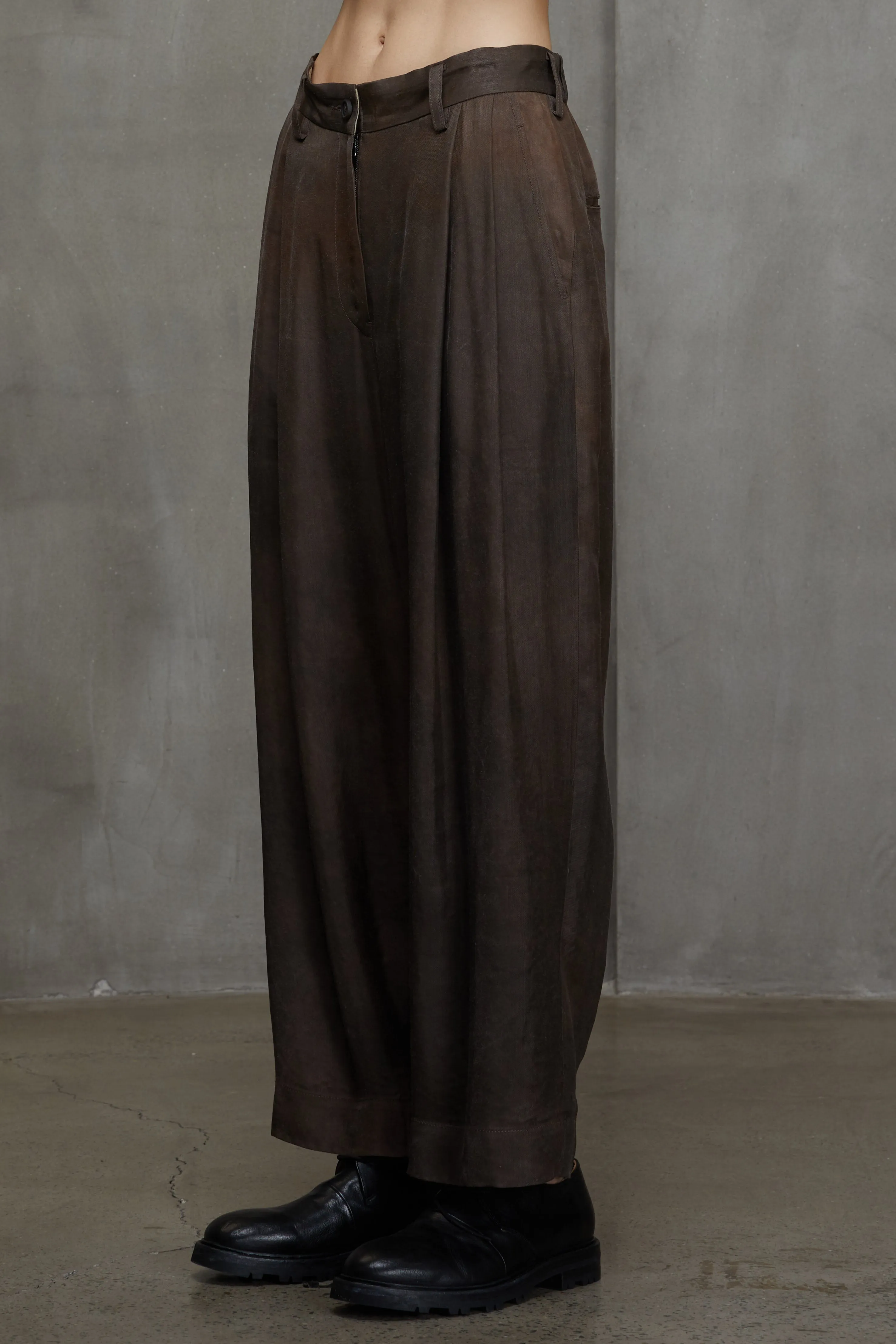 PLEATED WIDE LEG TROUSERS sold by ziggy chen product image thumbnail 2
