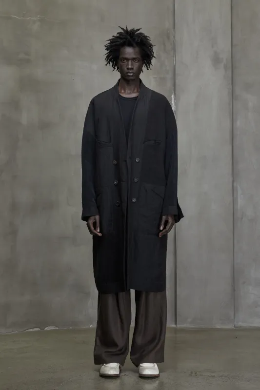 REVERSIBLE COLLAGED LONG COAT sold by ziggy chen