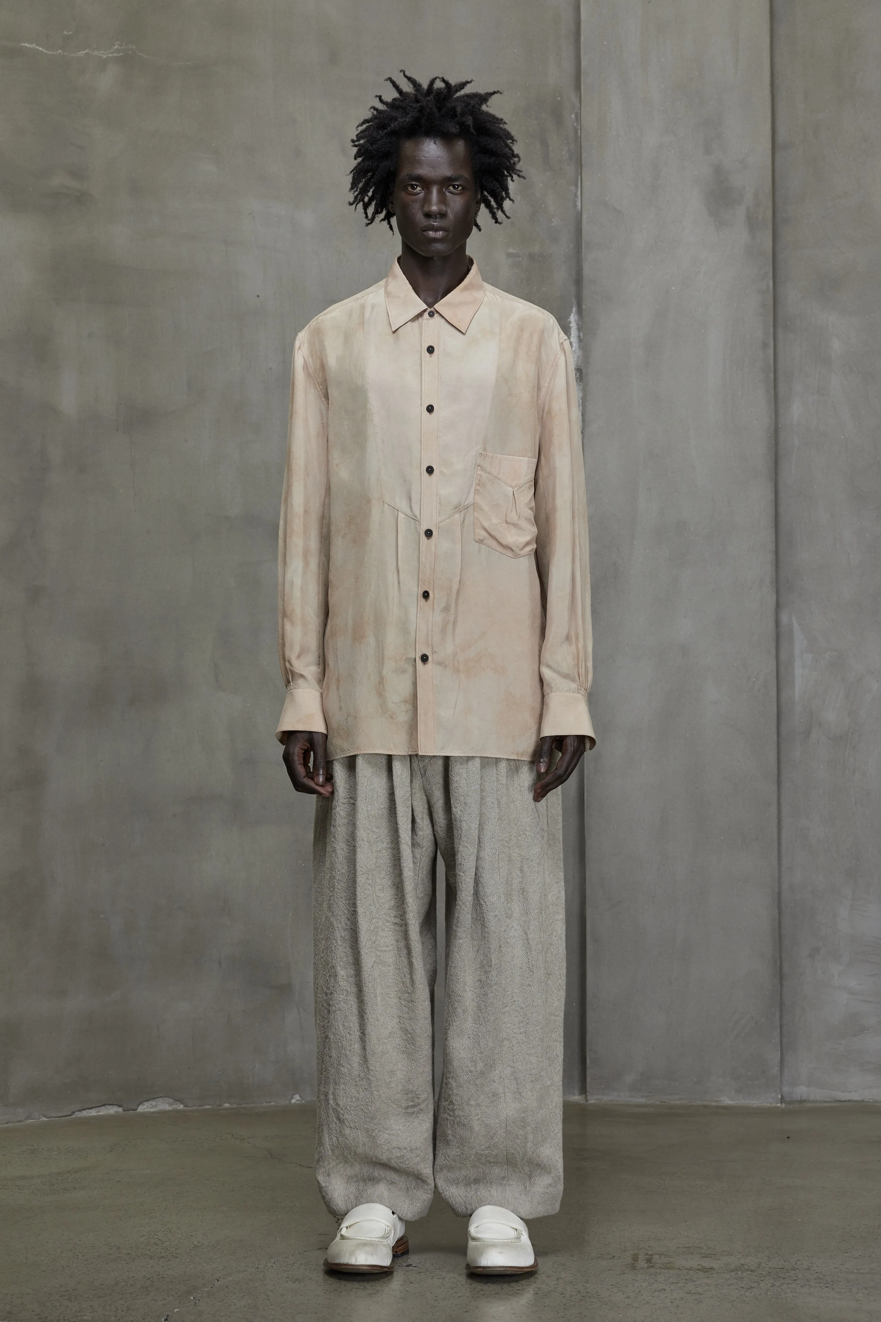 SYMMETRICAL FRONT PIECE SHIRT sold by ziggy chen