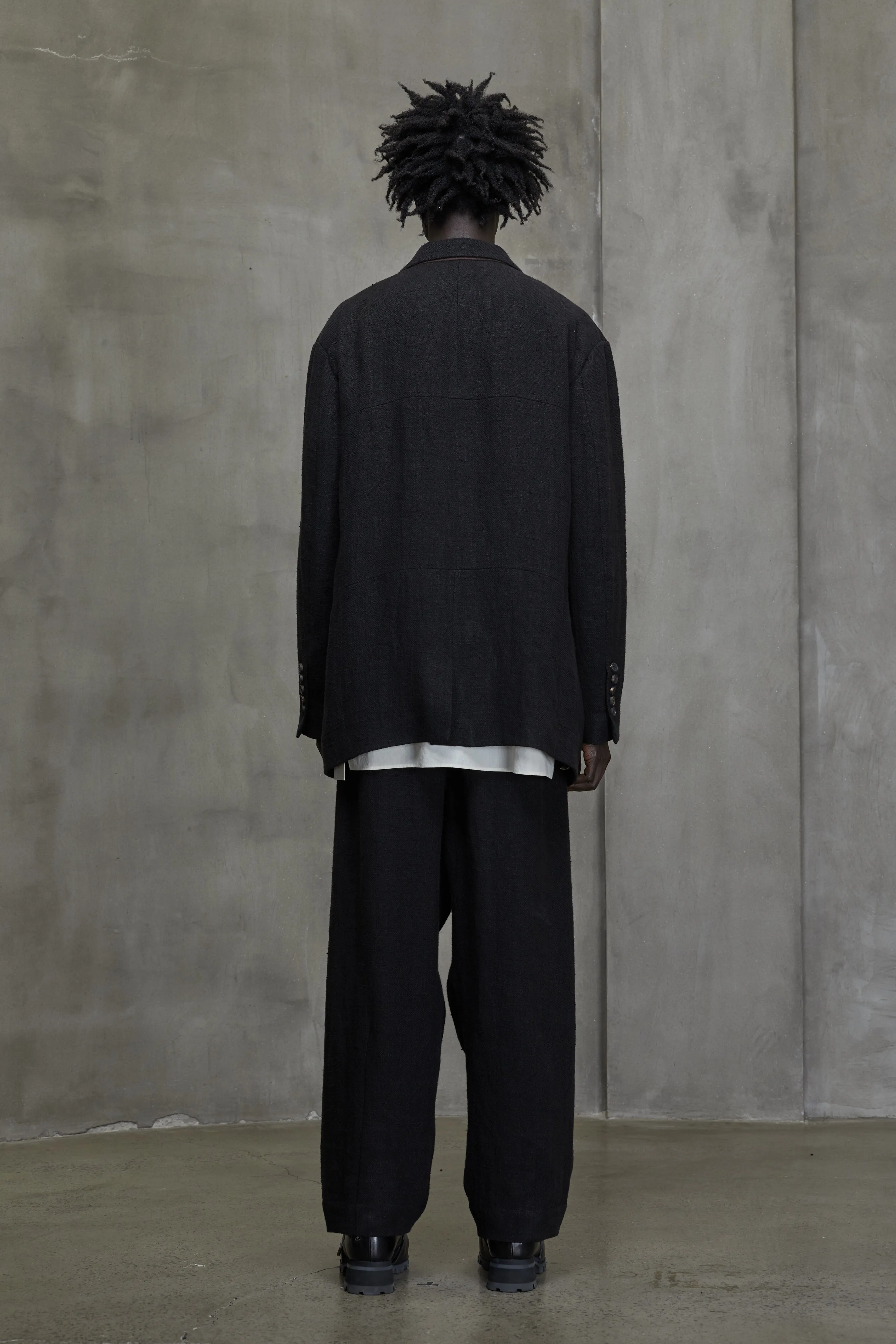 CLASSIC RAW EDGE SEAM BLAZER sold by ziggy chen product image thumbnail 5