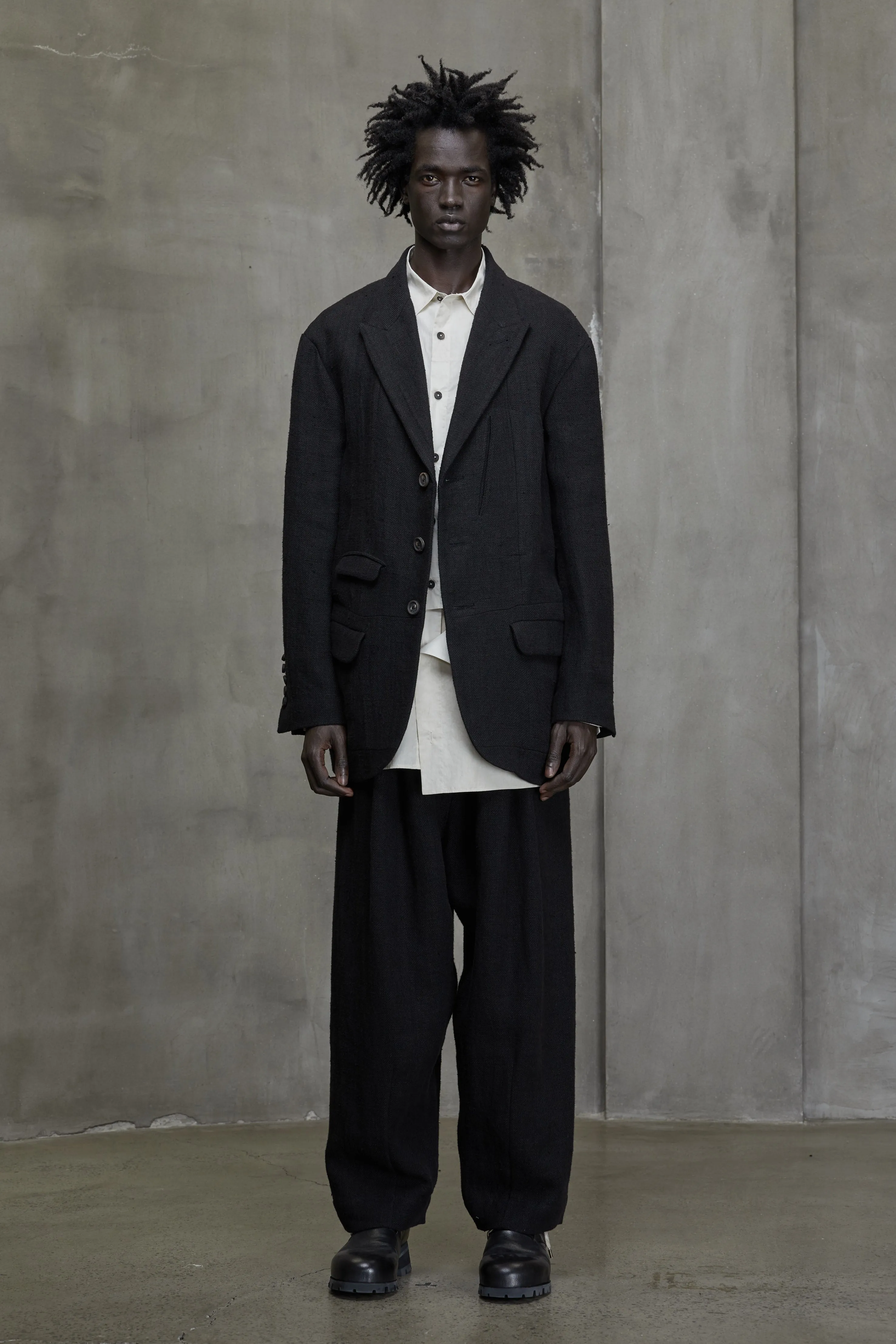 CLASSIC RAW EDGE SEAM BLAZER sold by ziggy chen