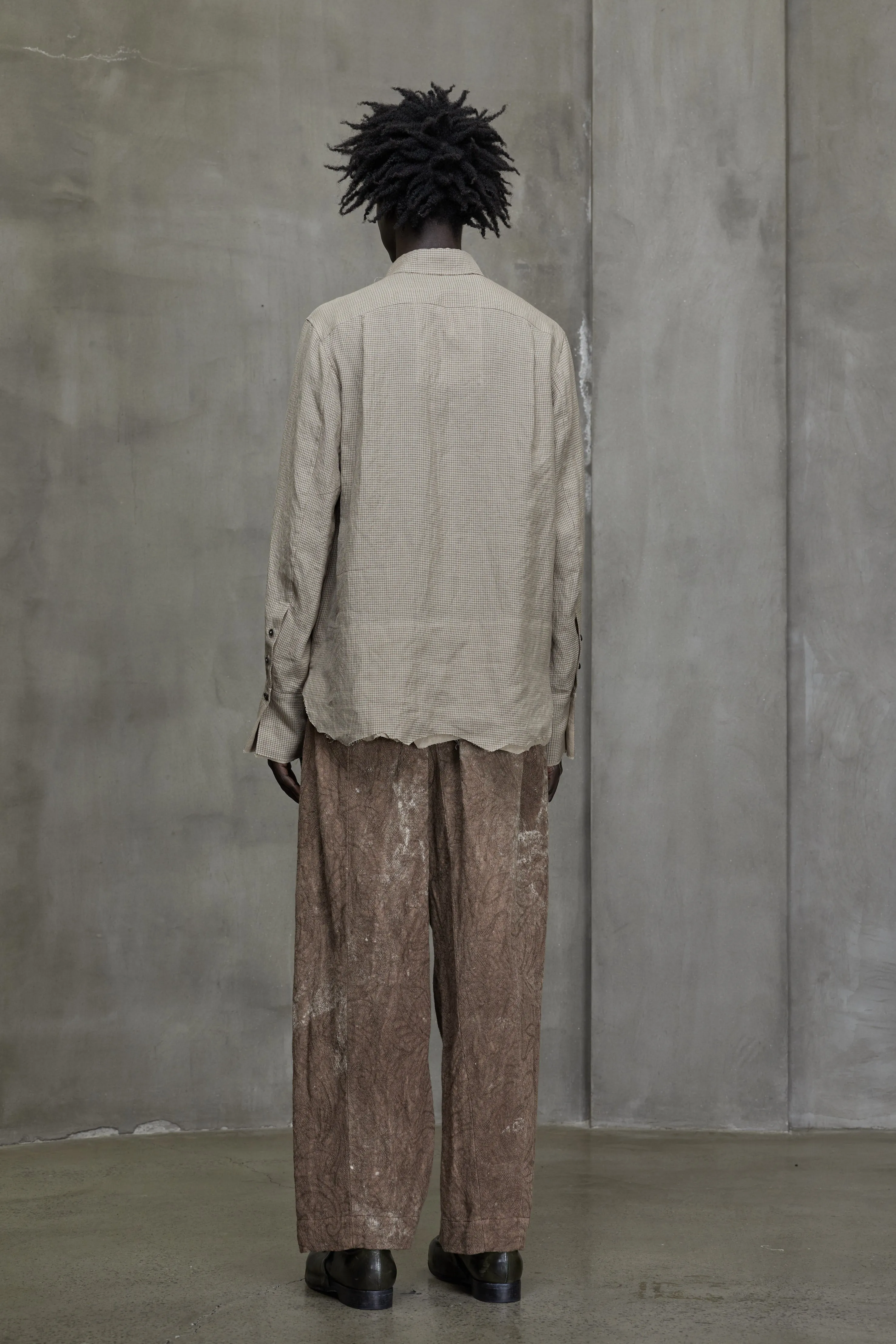 DISTRESSED SLIM SHIRT sold by ziggy chen product image thumbnail 4