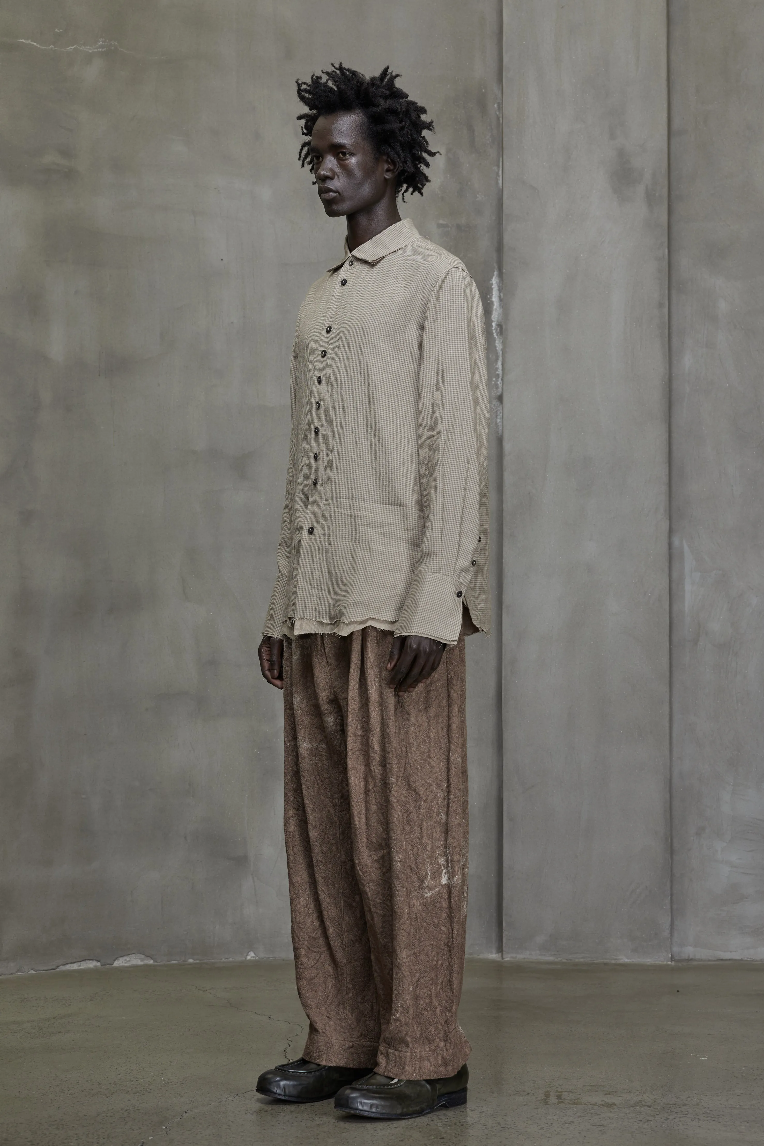 DISTRESSED SLIM SHIRT sold by ziggy chen product image thumbnail 2