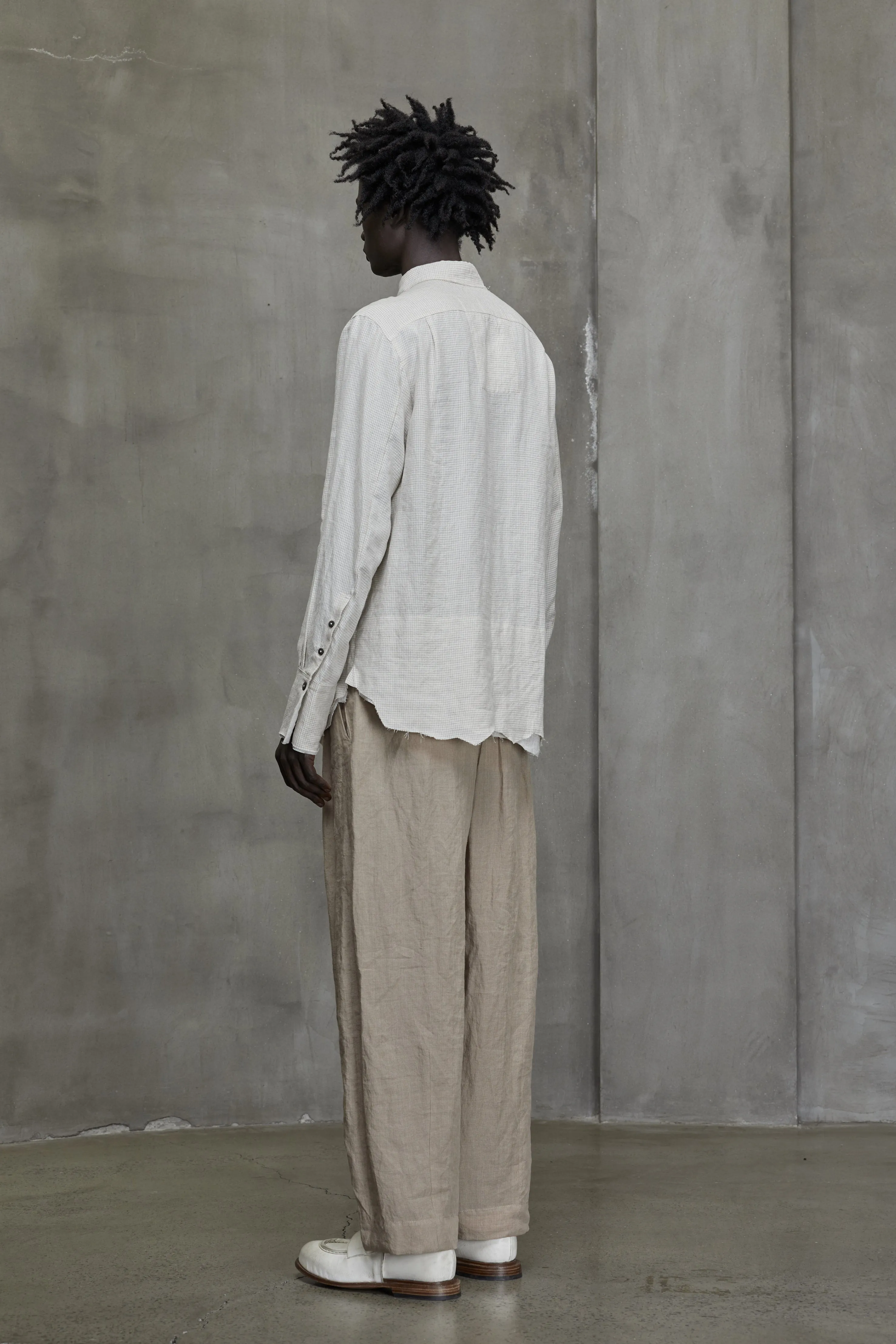 DISTRESSED SLIM SHIRT sold by ziggy chen product image thumbnail 3