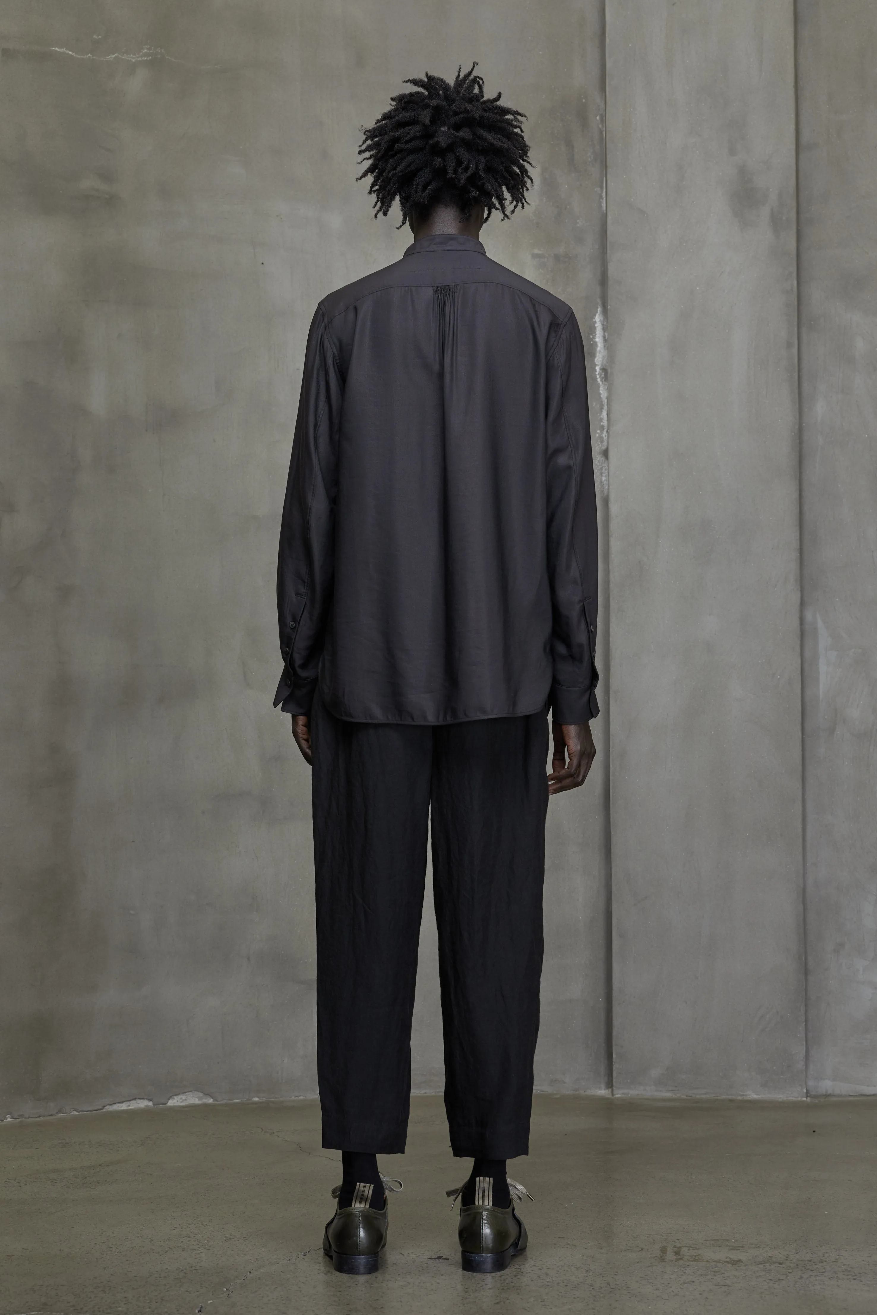 MANDARIN COLLAR POCKET SHIRT sold by ziggy chen product image thumbnail 4