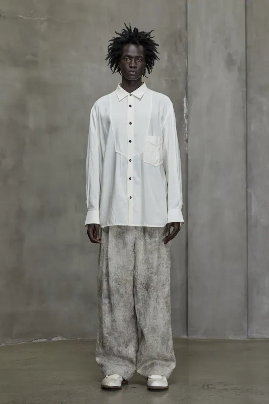 SYMMETRICAL FRONT PIECE SHIRT sold by ziggy chen