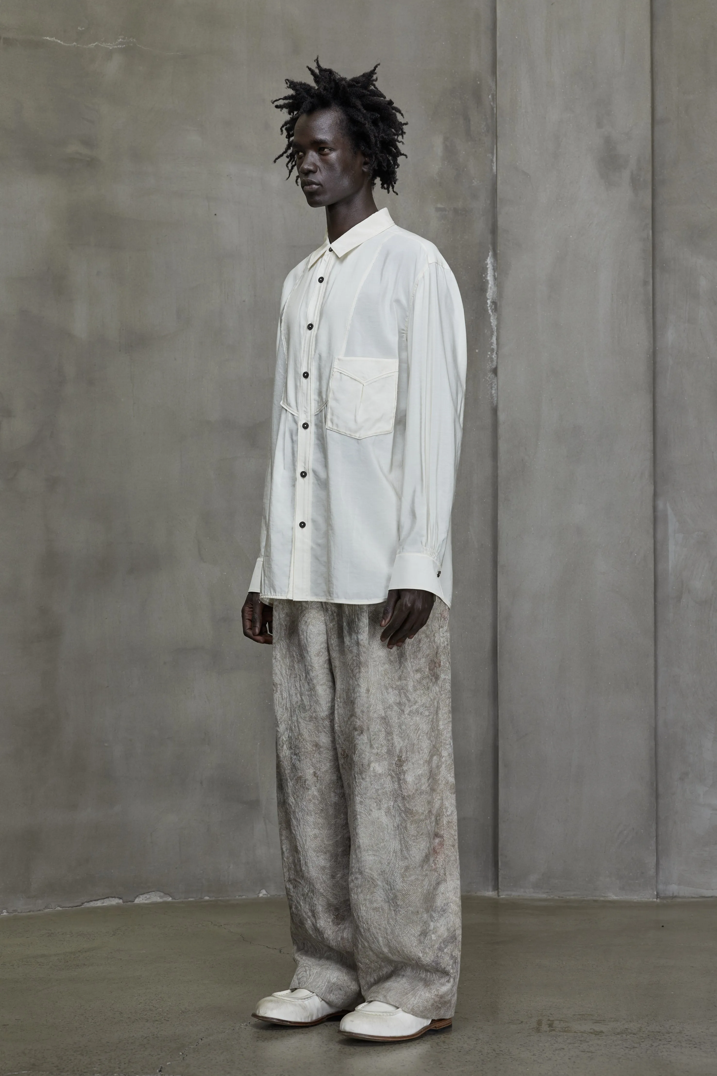 SYMMETRICAL FRONT PIECE SHIRT sold by ziggy chen product image thumbnail 2