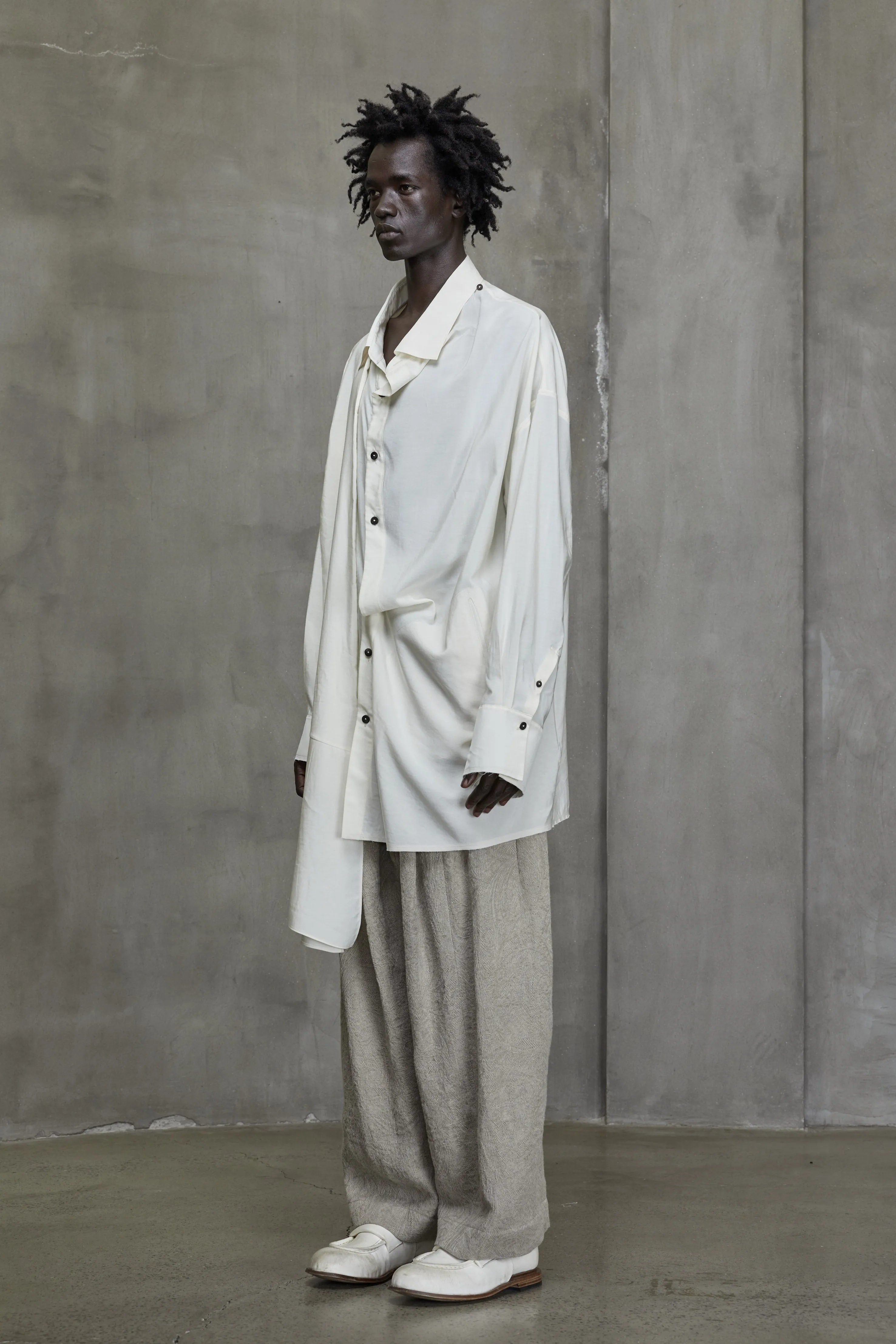 DECONTRUCTED LONG SHIRT sold by ziggy chen product image thumbnail 2