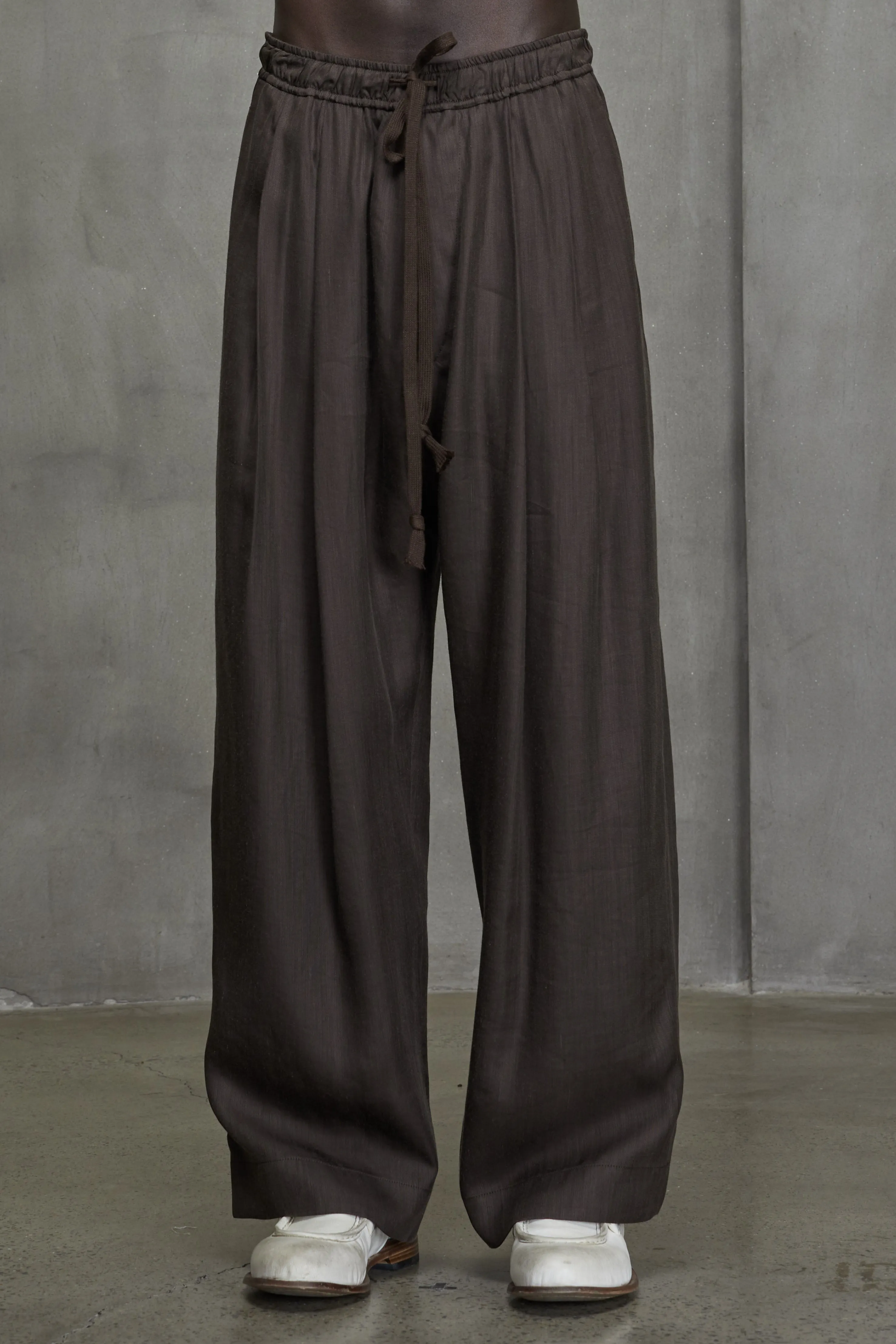 DRAWSTRING TROUSERS sold by ziggy chen
