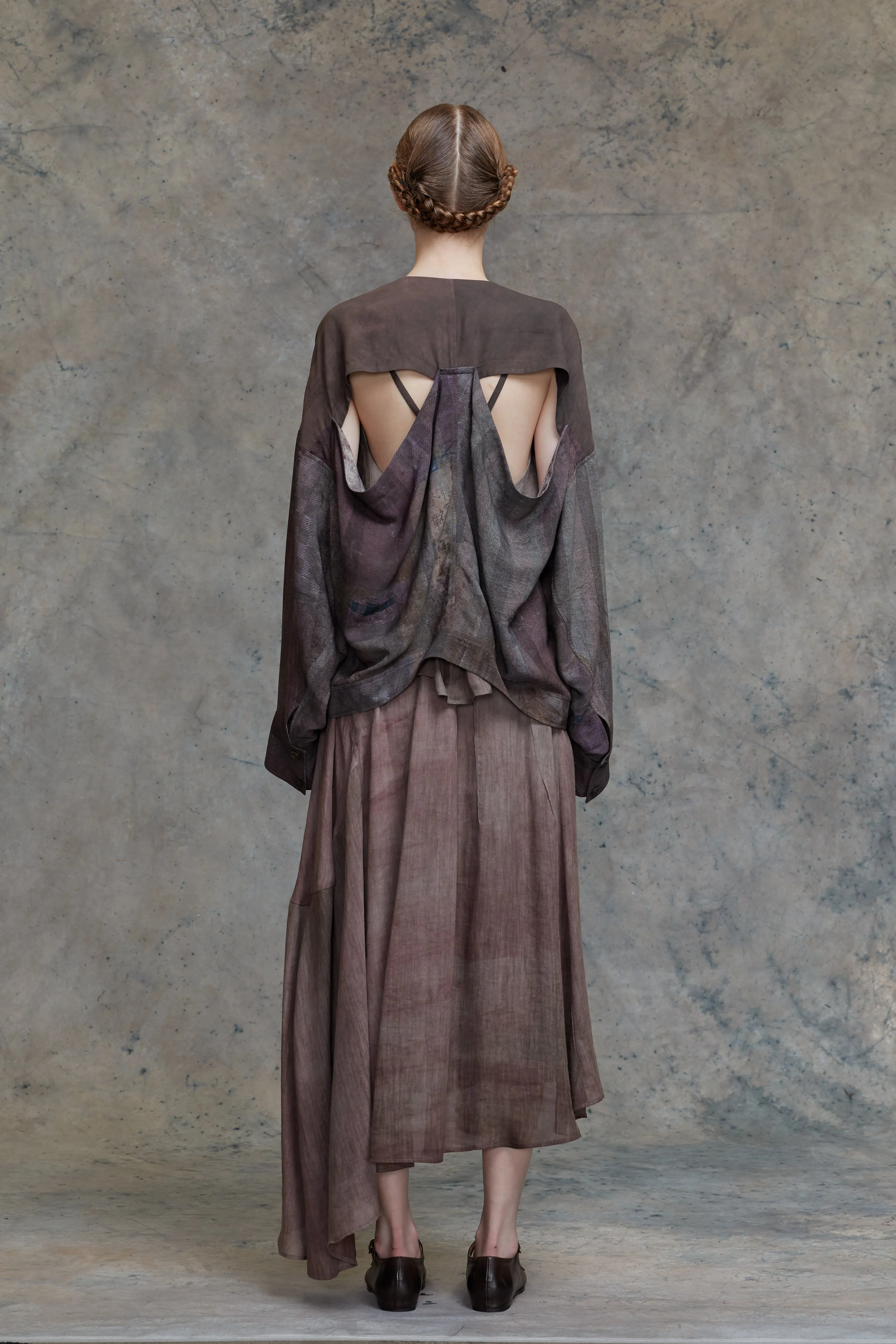 CUTOUT BACK OVERSIZED JACKET sold by ziggy chen product image thumbnail 4