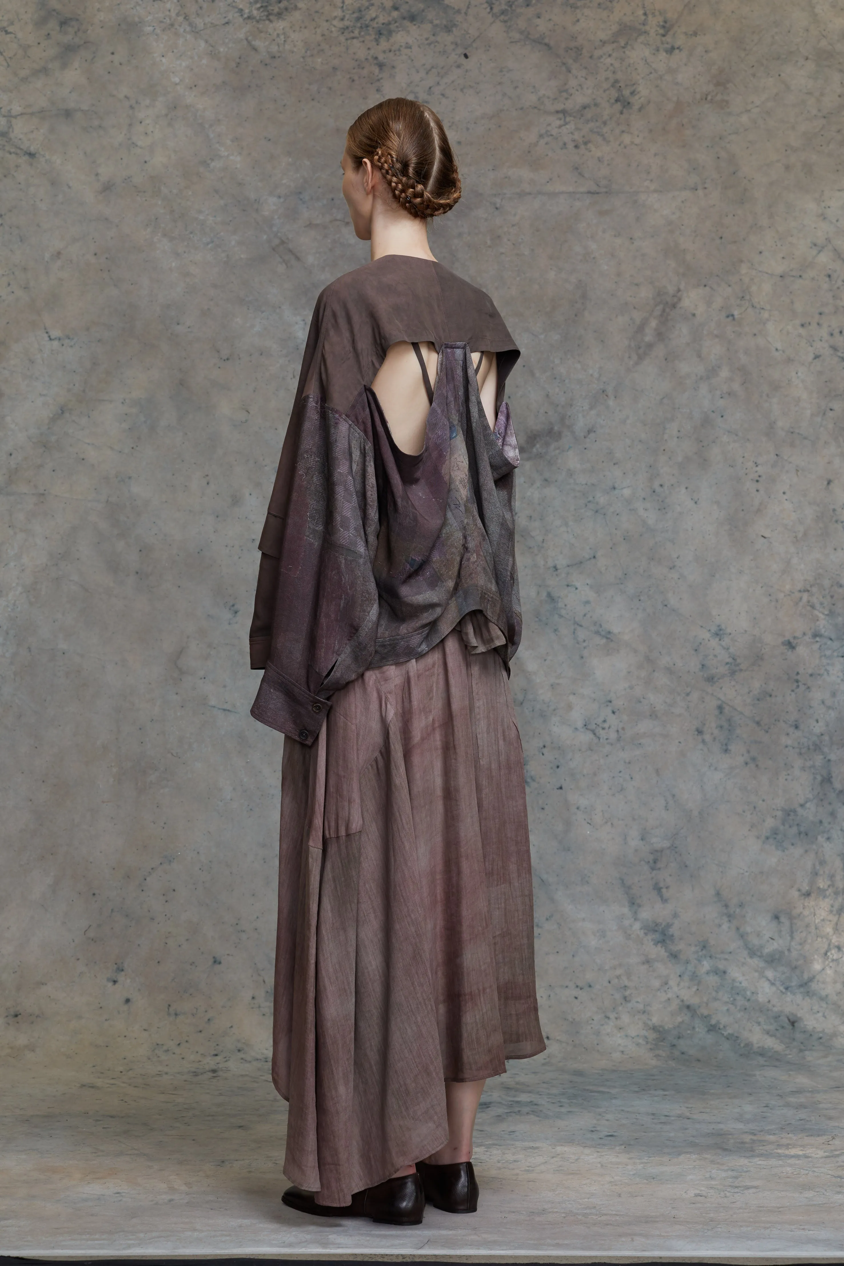 CUTOUT BACK OVERSIZED JACKET sold by ziggy chen product image thumbnail 3