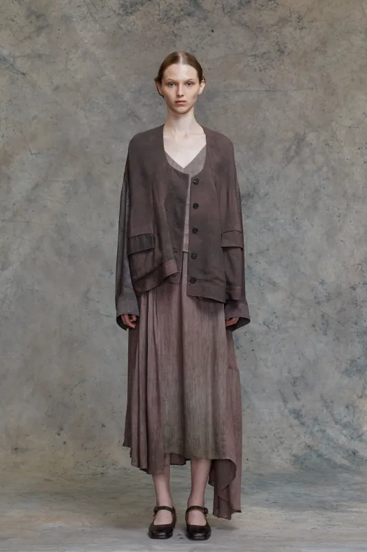 CUTOUT BACK OVERSIZED JACKET made by ziggy chen