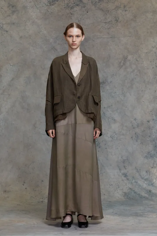 SINGLE BUTTON KIMONO JACKET sold by ziggy chen