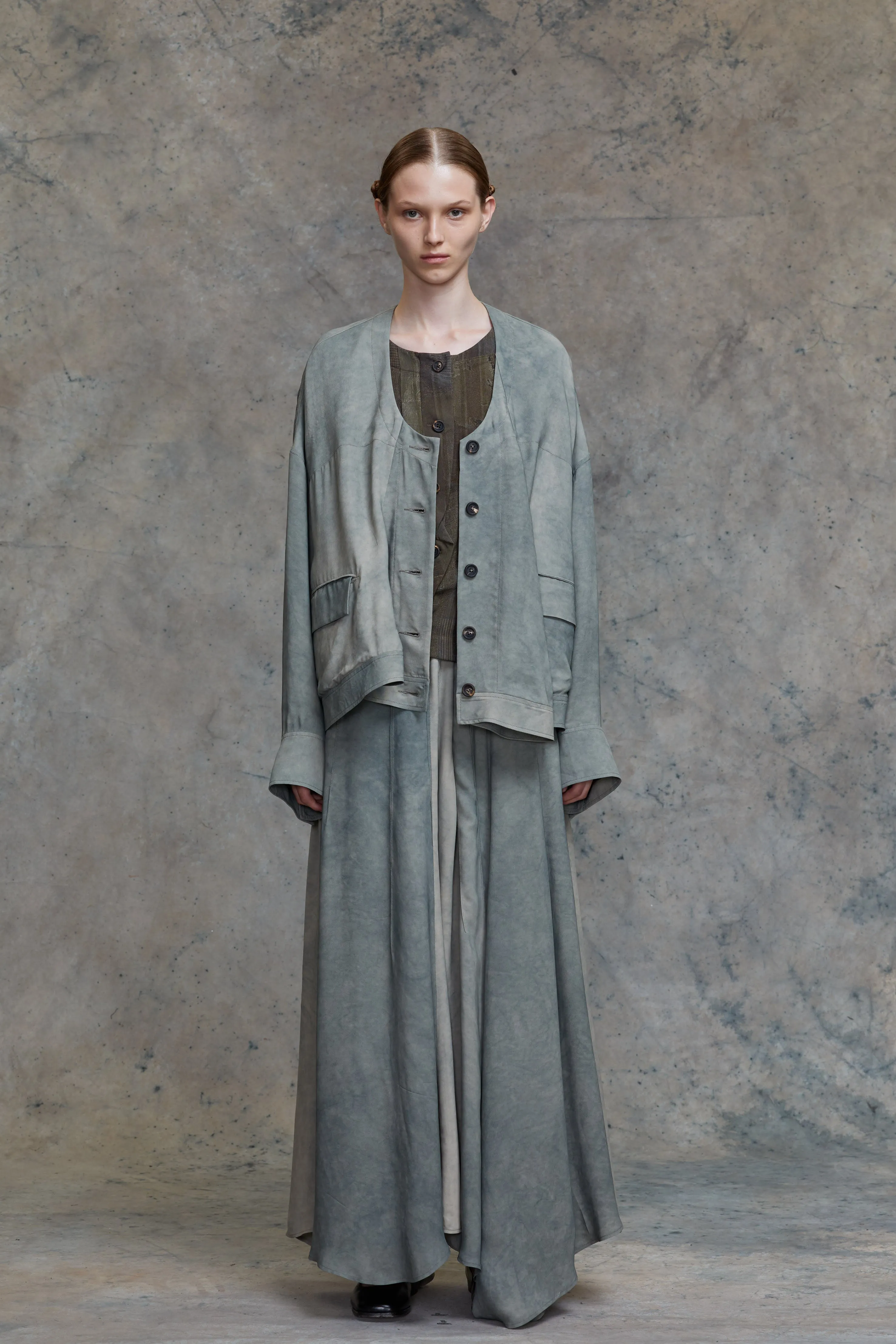 CUTOUT BACK OVERSIZED JACKET sold by ziggy chen