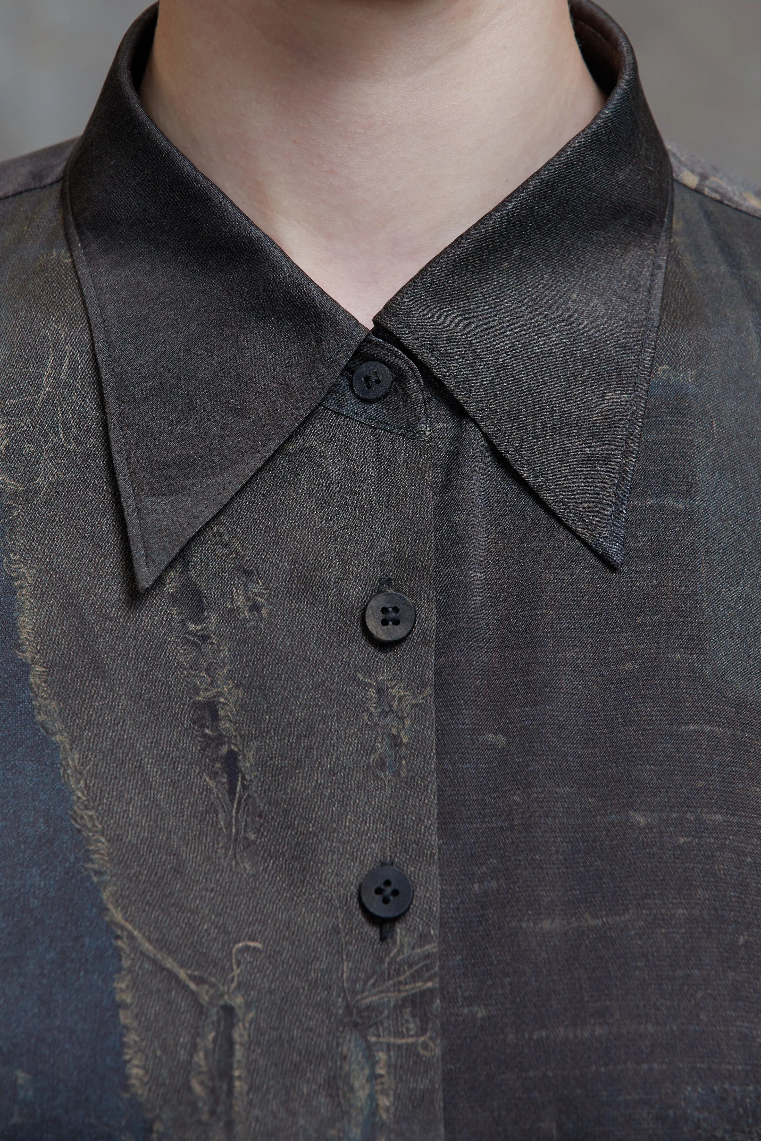 PRINTED LONG SLEEVE SHIRT sold by ziggy chen product image thumbnail 5