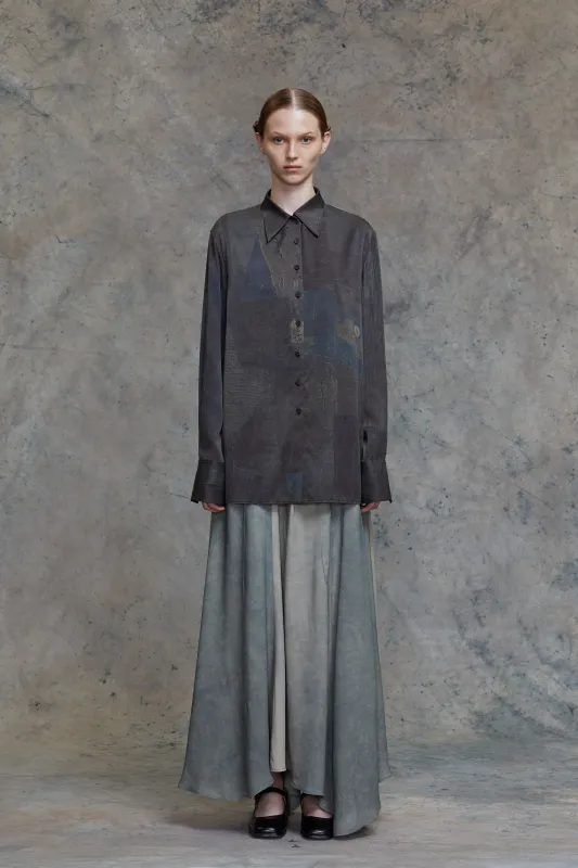 PRINTED LONG SLEEVE SHIRT sold by ziggy chen