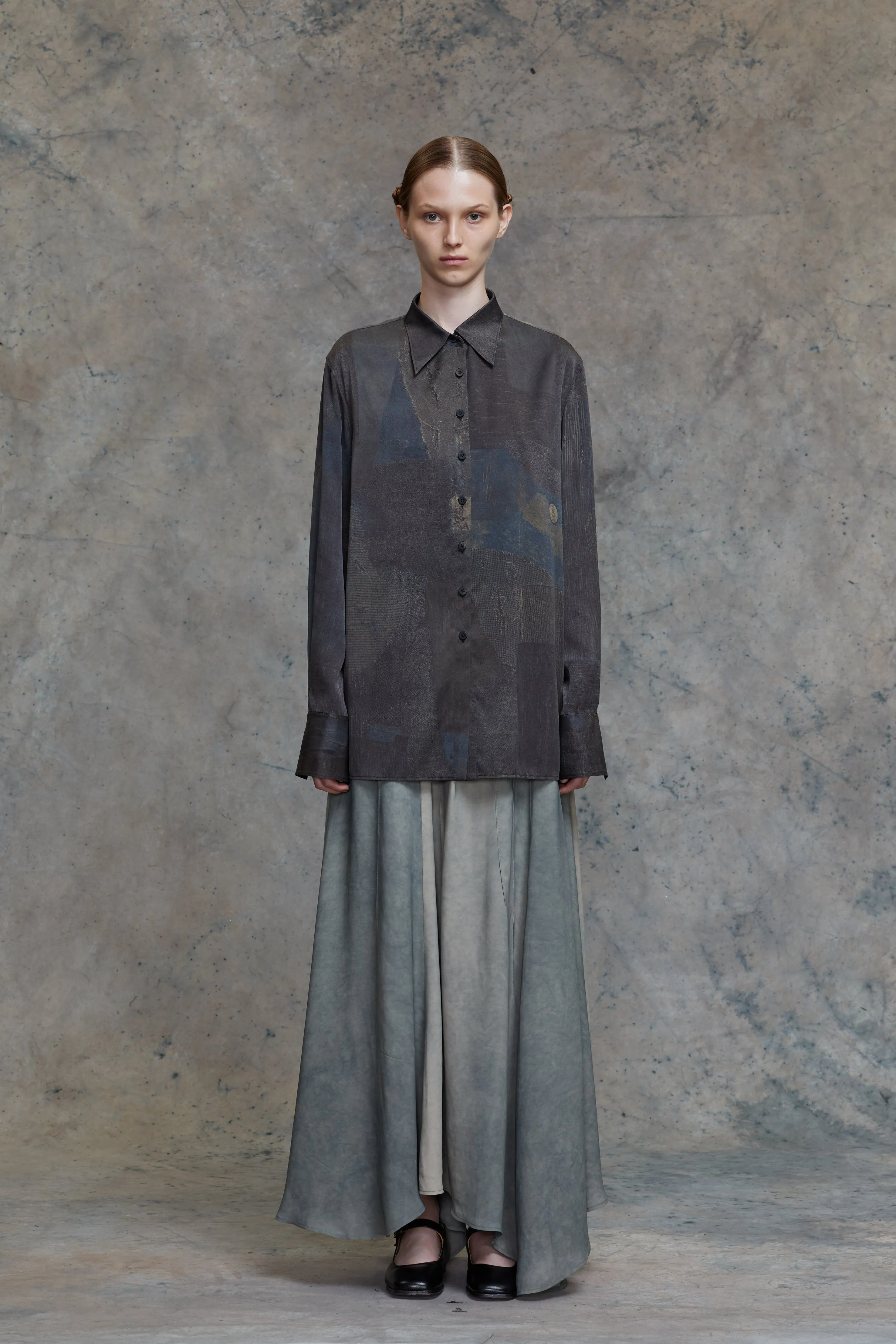 PRINTED LONG SLEEVE SHIRT sold by ziggy chen