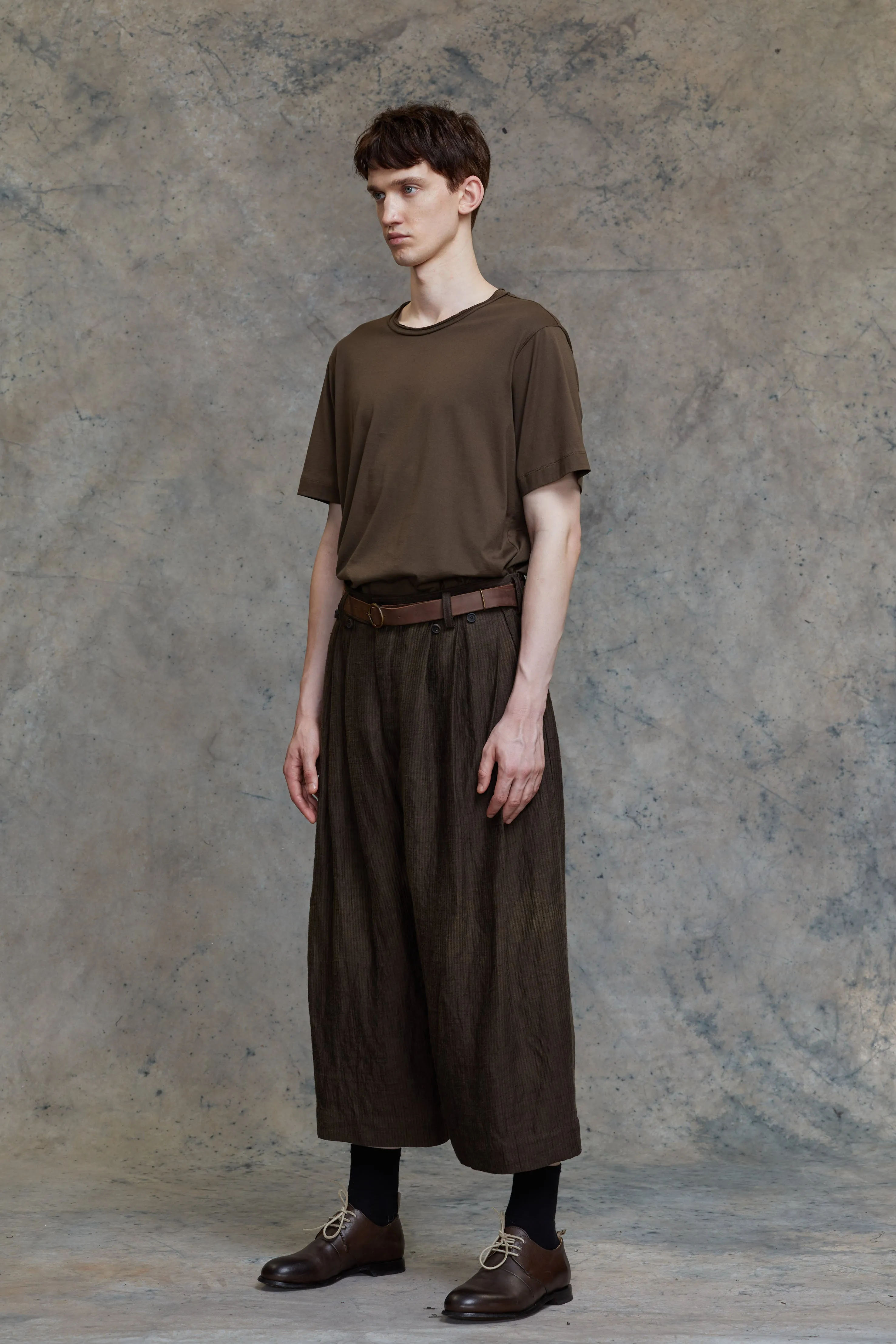 VINTAGE BRASS ROUND BUCKLE BELT sold by ziggy chen product image thumbnail 4