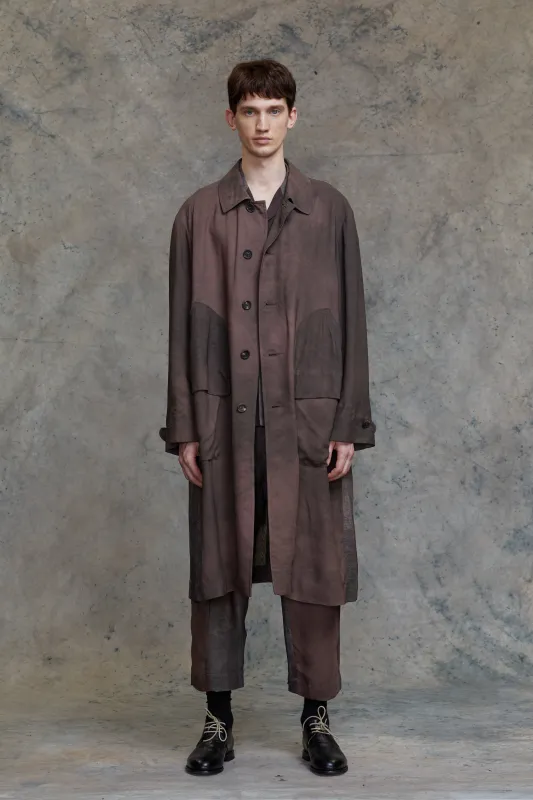 COLLAGED WOKERS LONG COAT sold by ziggy chen